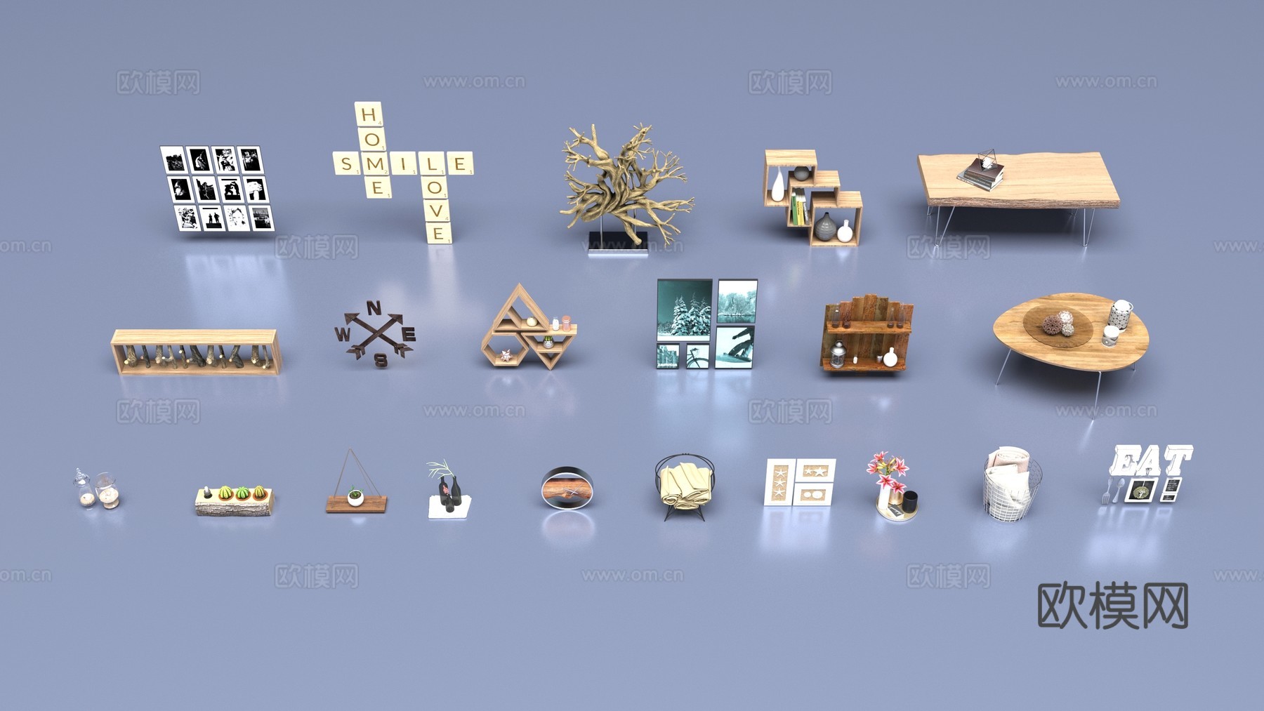 室内艺术装饰品3d模型