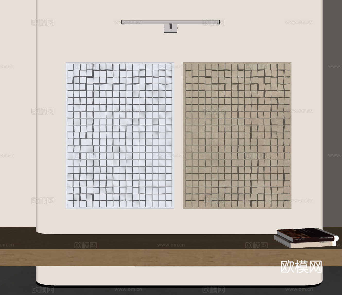 现代意式挂画 现代意式装饰画 书房挂画 客厅挂画 办公室挂画su模型