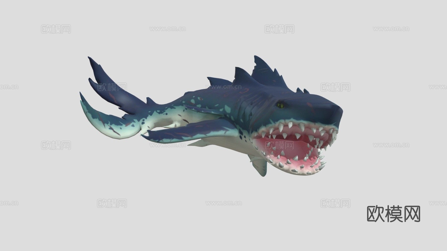 巨齿鲨（盗贼之海）3d模型
