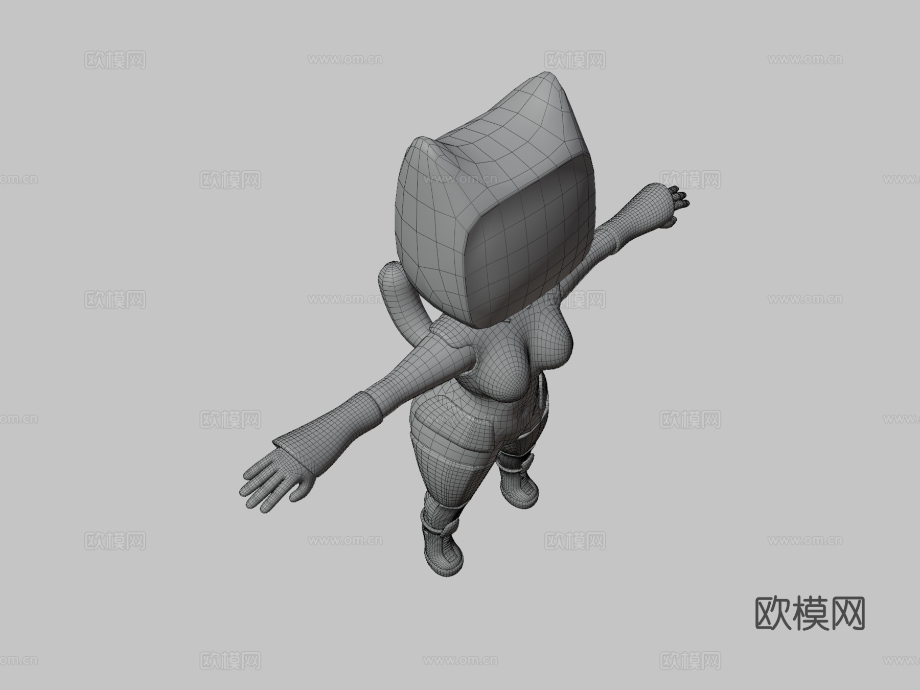 厚克福斯3d模型