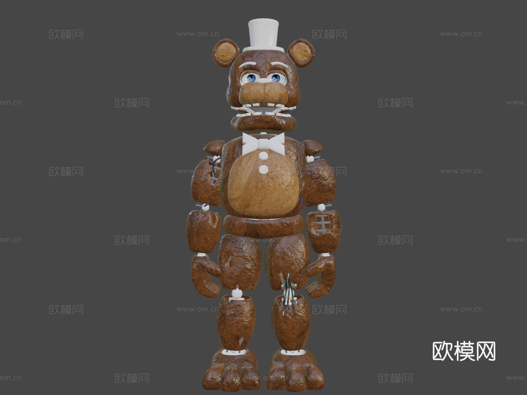 江南风格（枯萎的弗莱迪）3d模型