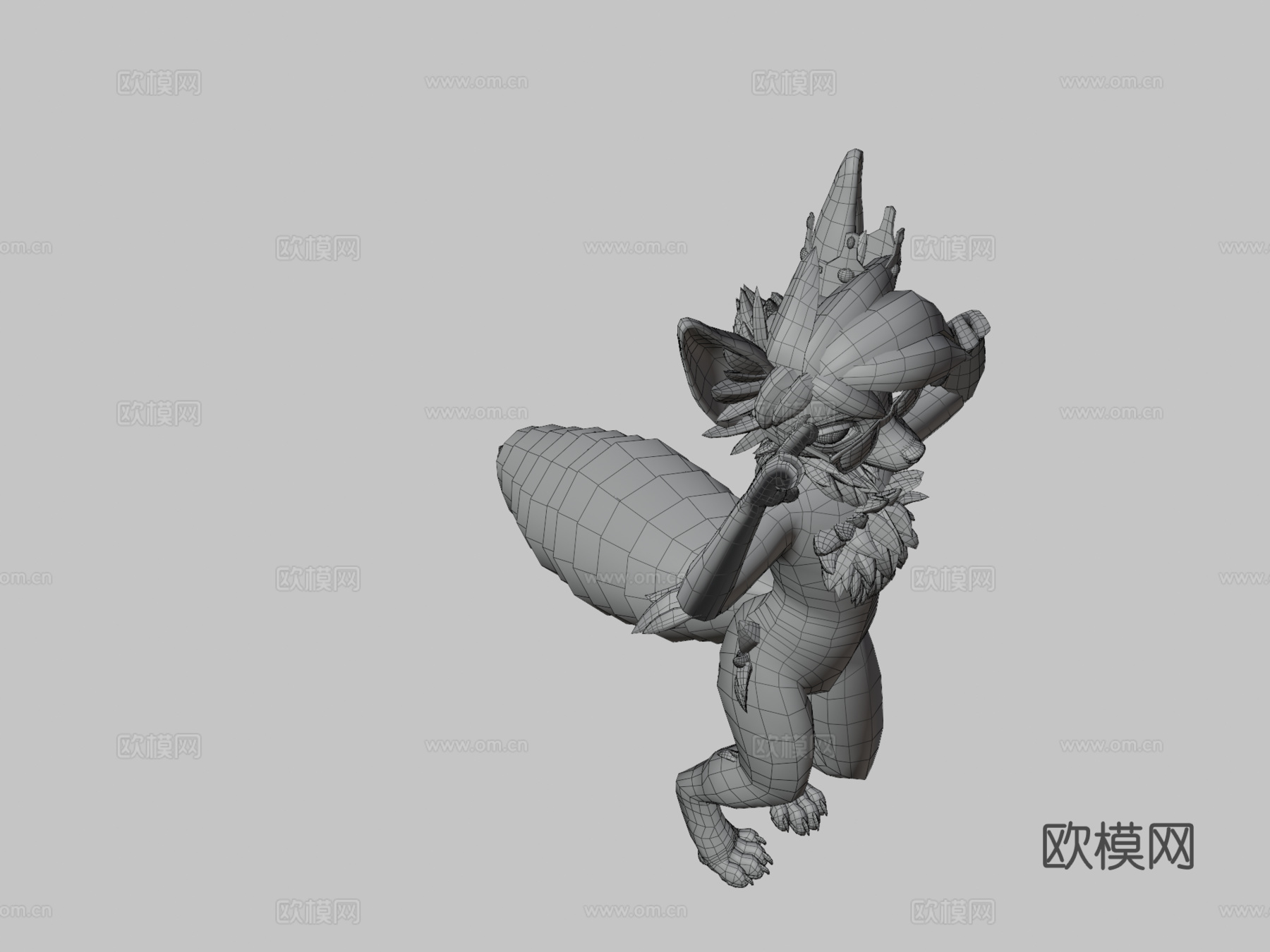 俳句狐狸VRChat虚拟形象3d模型