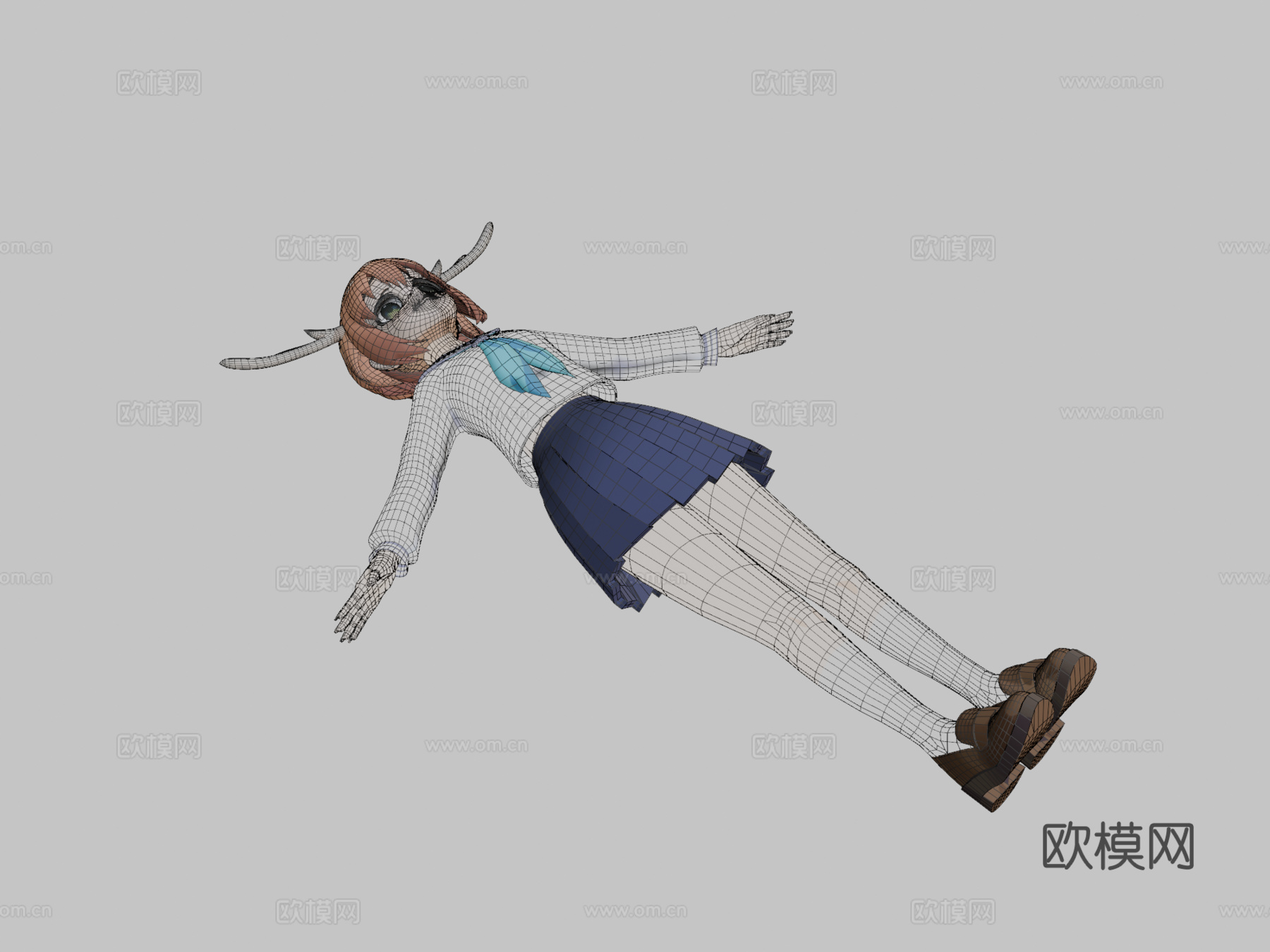 鹿之子子小团团-诺可坦3d模型