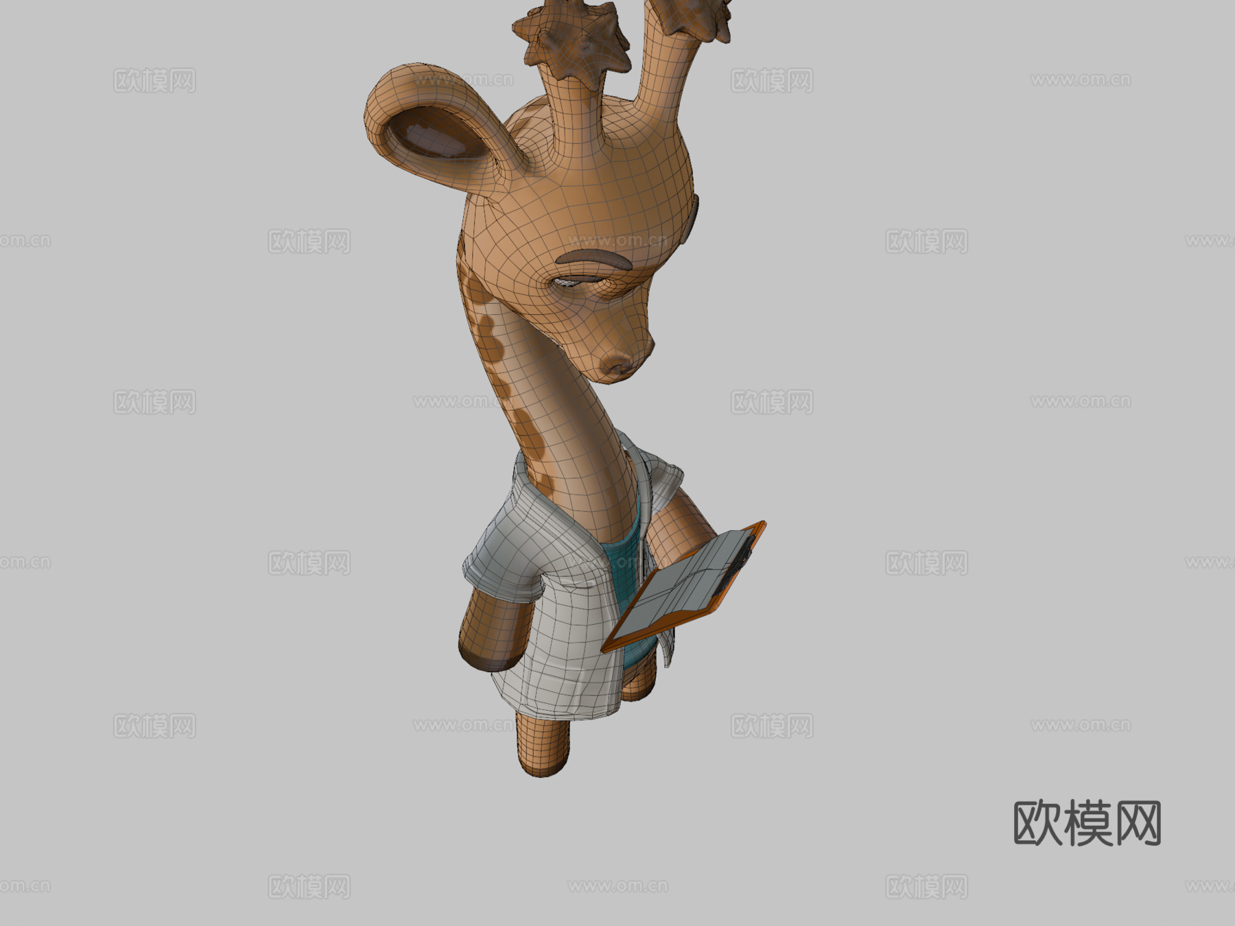 长叶博士3d模型