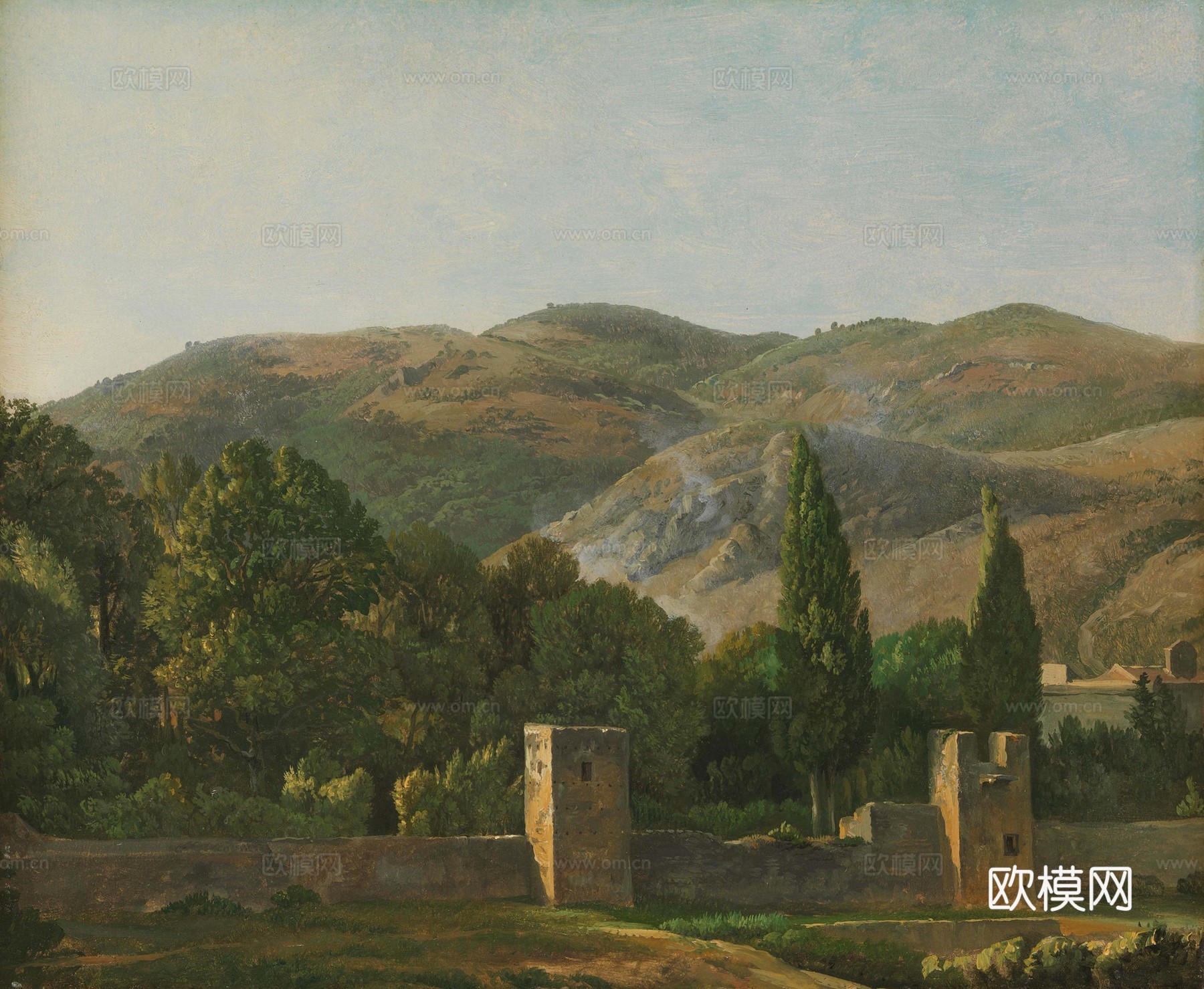欧式风景油画