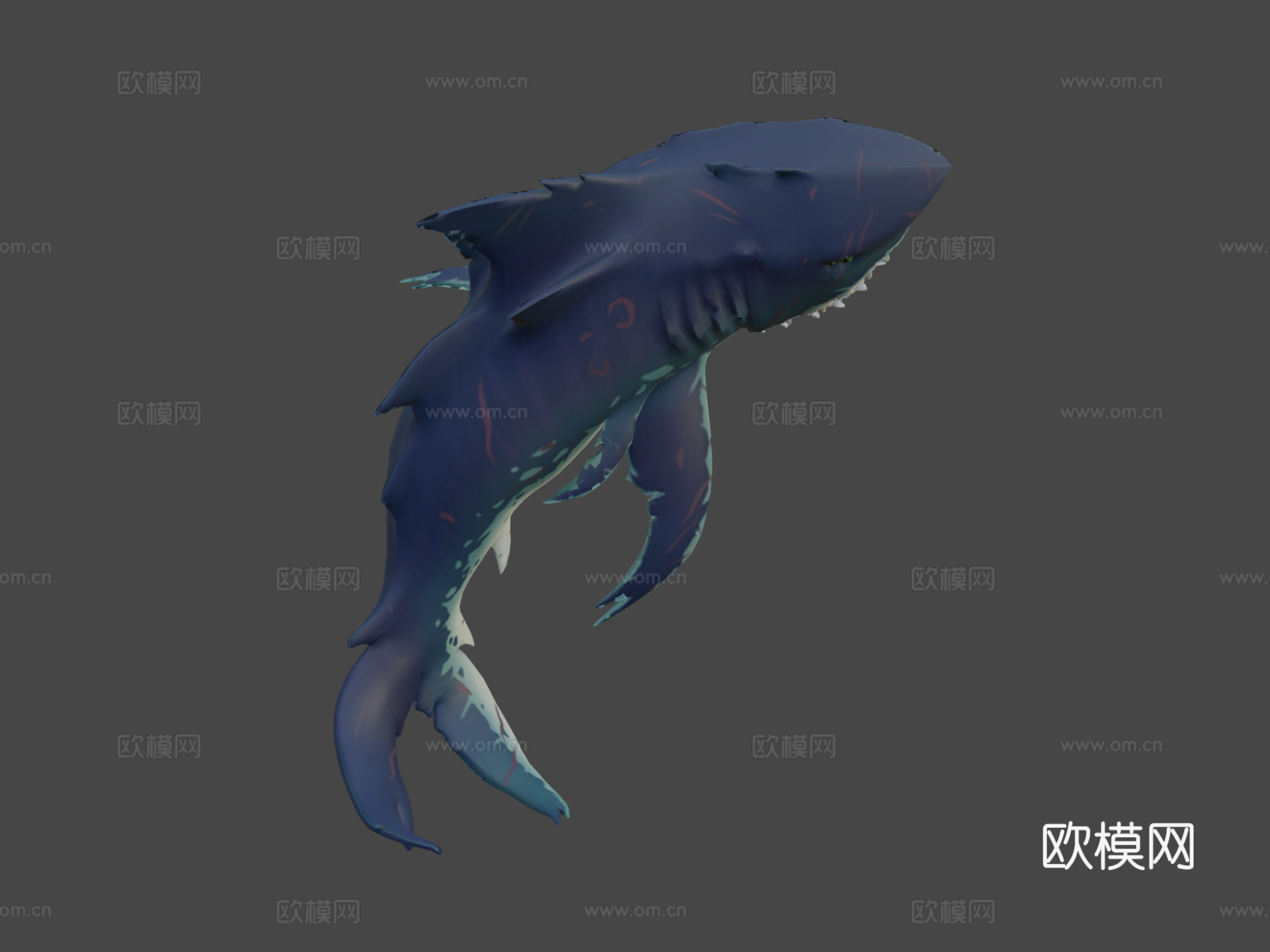巨齿鲨（盗贼之海）3d模型
