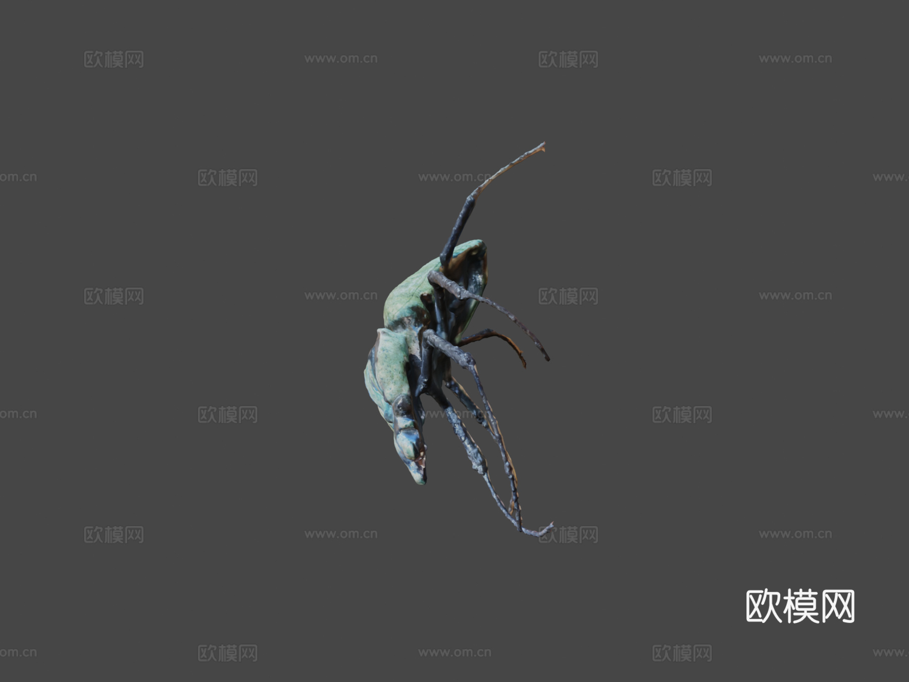 第185天-圣甲虫雕塑-每日一扫描3d模型