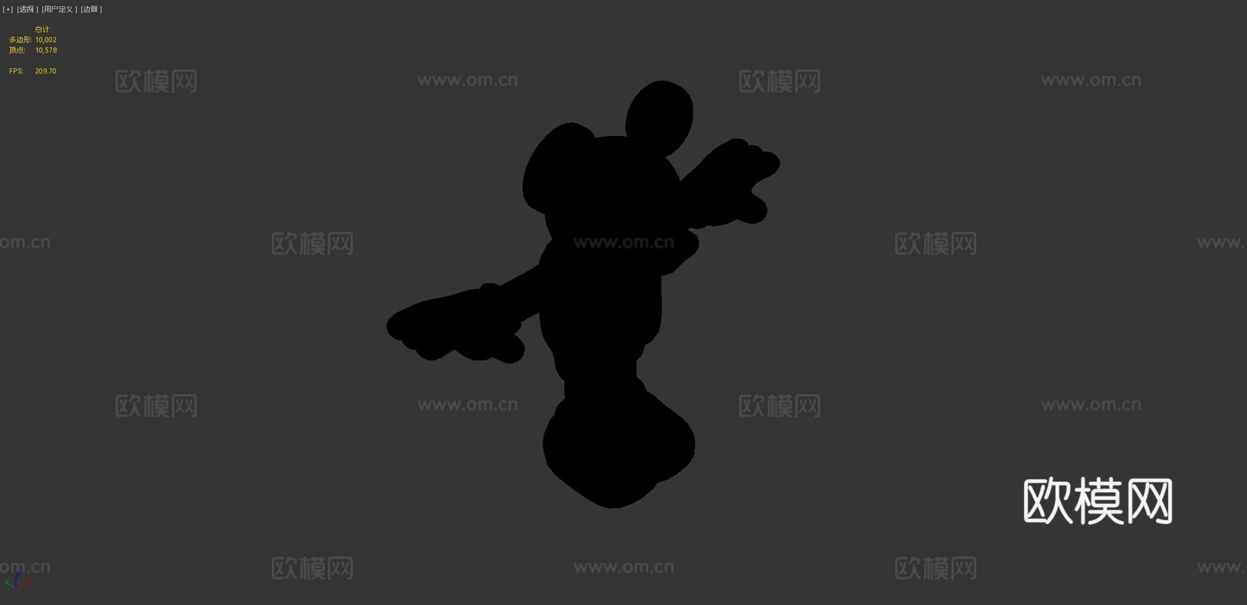 米老鼠复古3d模型