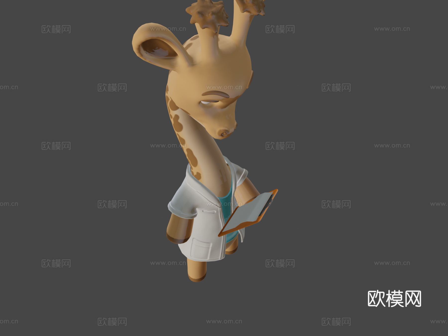 长叶博士3d模型