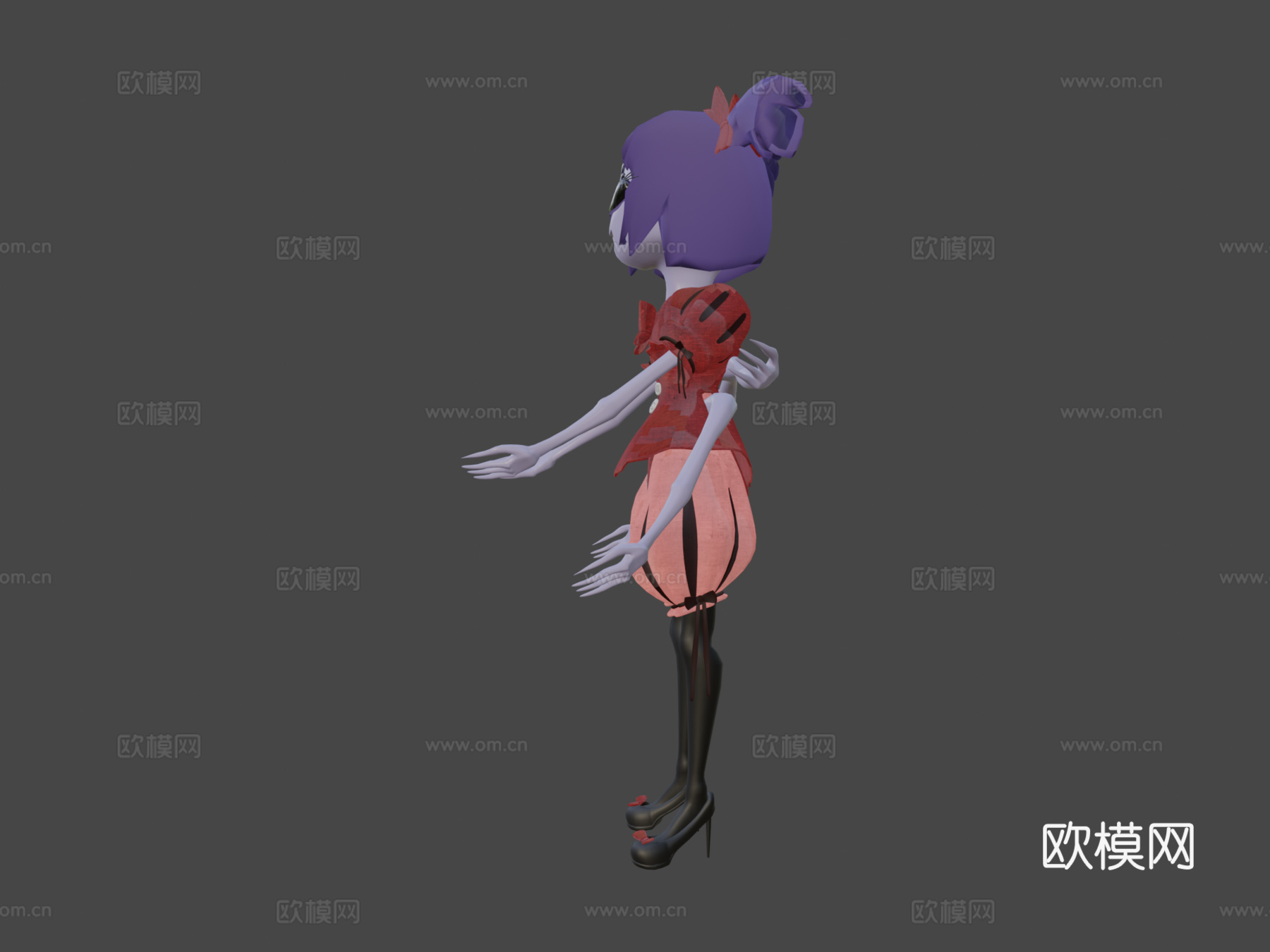 小玛菲特小姐（SFM）3d模型