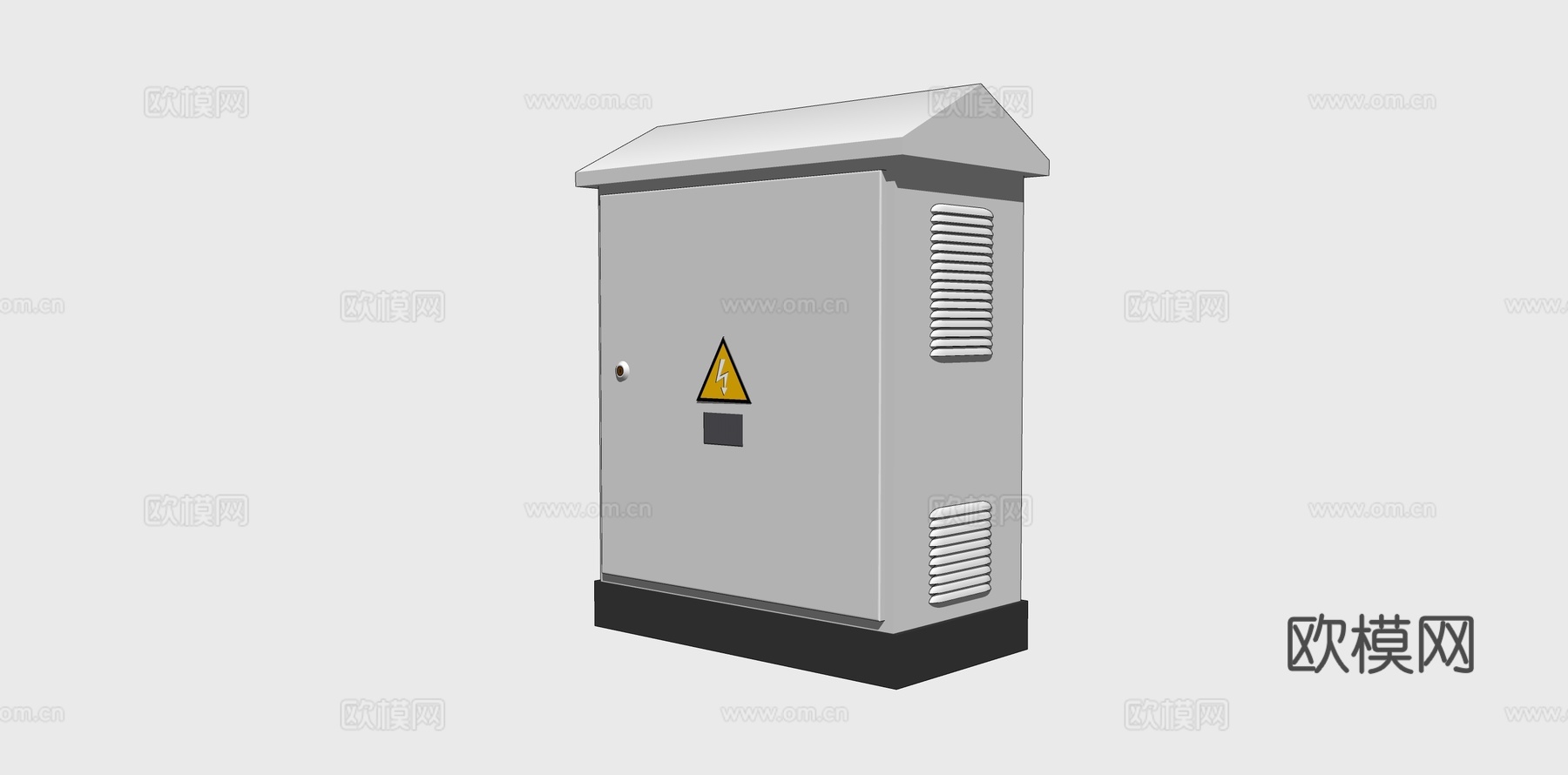 户外电箱su模型