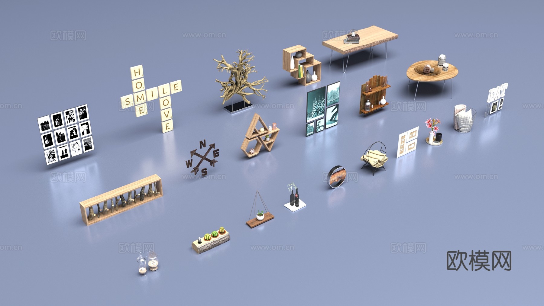 室内艺术装饰品3d模型