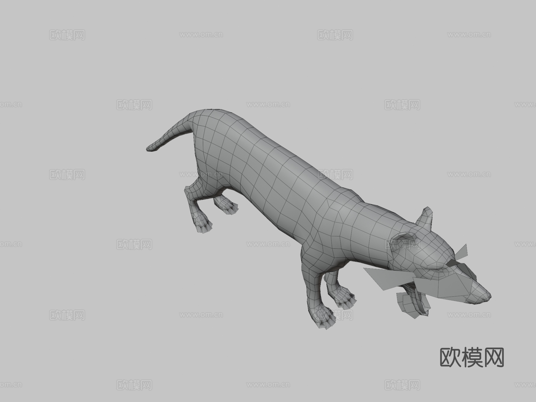 袋狼预览3d模型