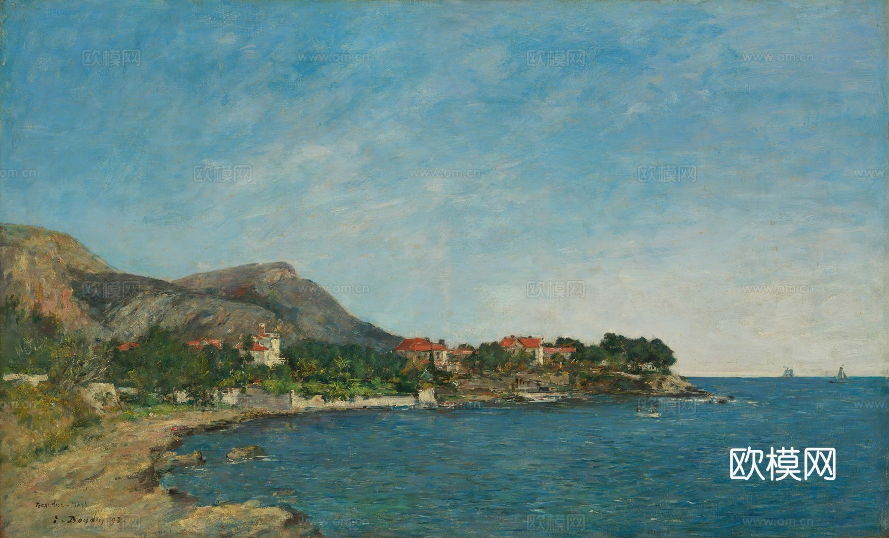 复古风景油画