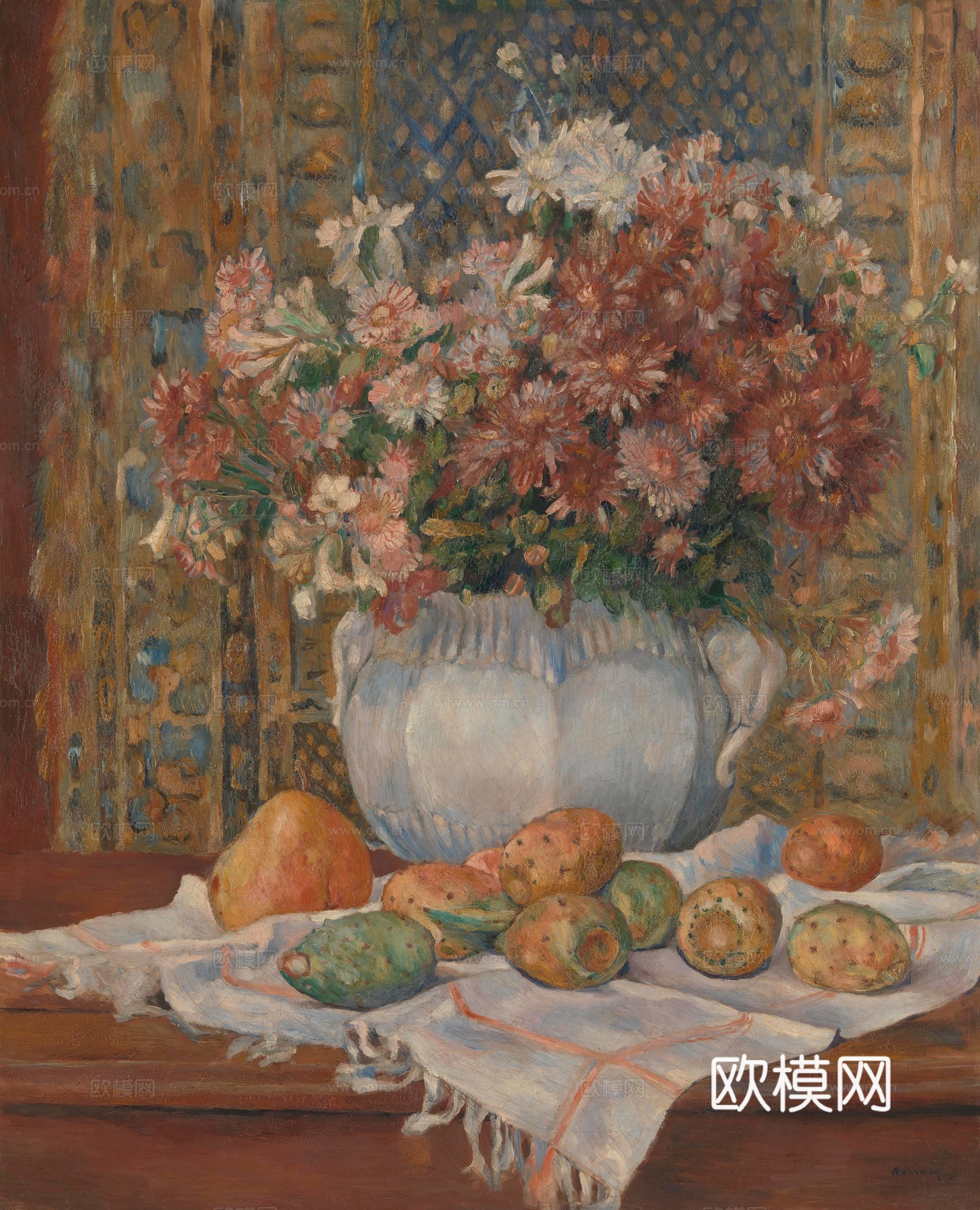 欧式静物油画