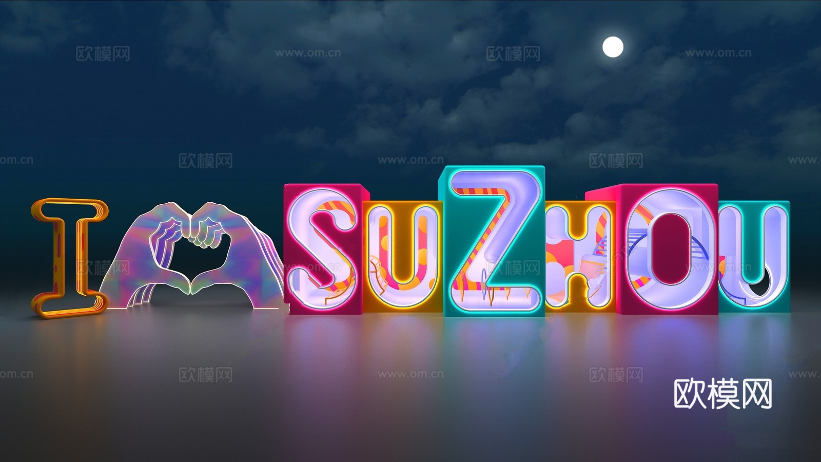 现代雕塑小品 景观小品 爱情小品su模型