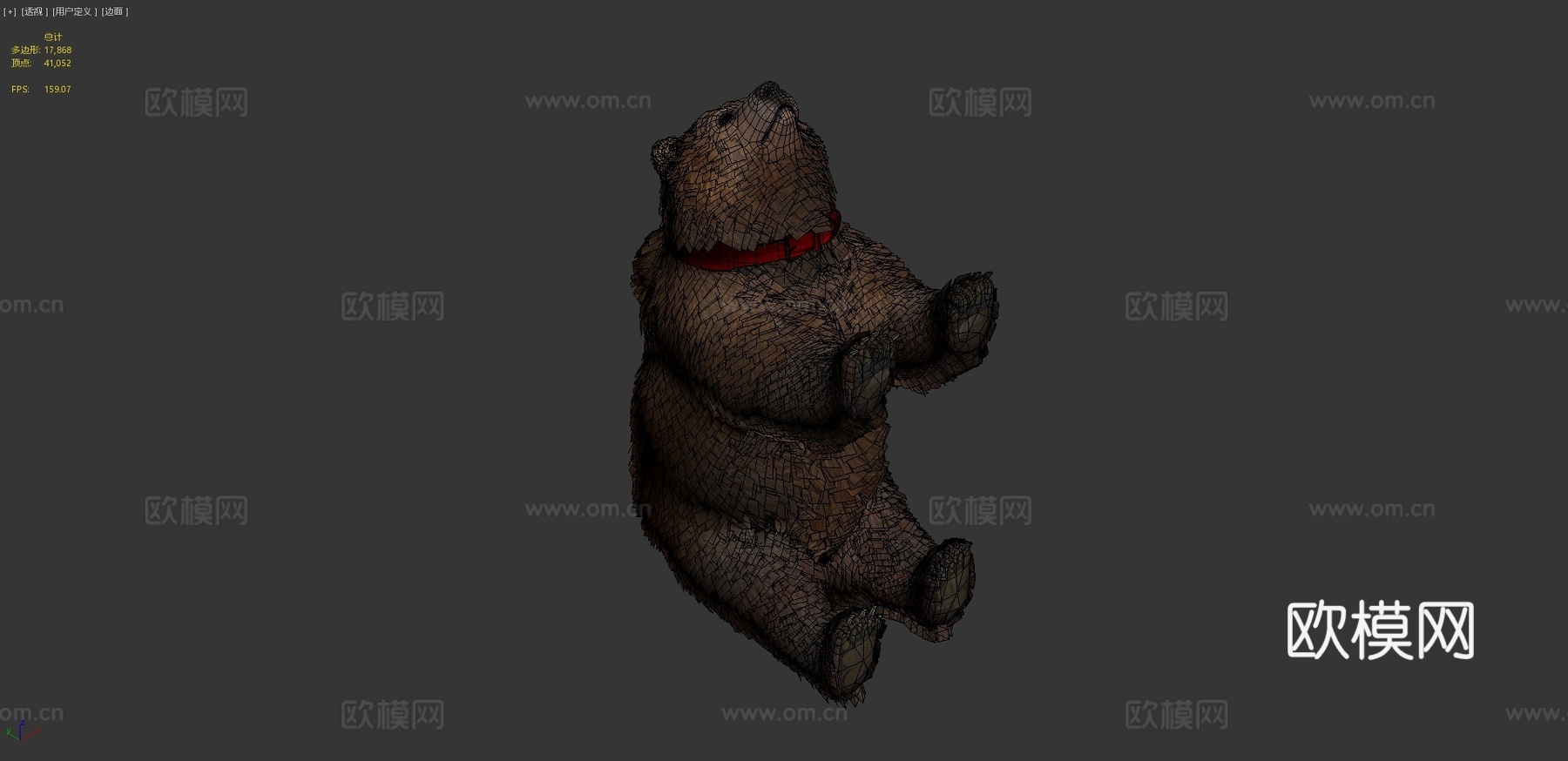 灰熊3d模型