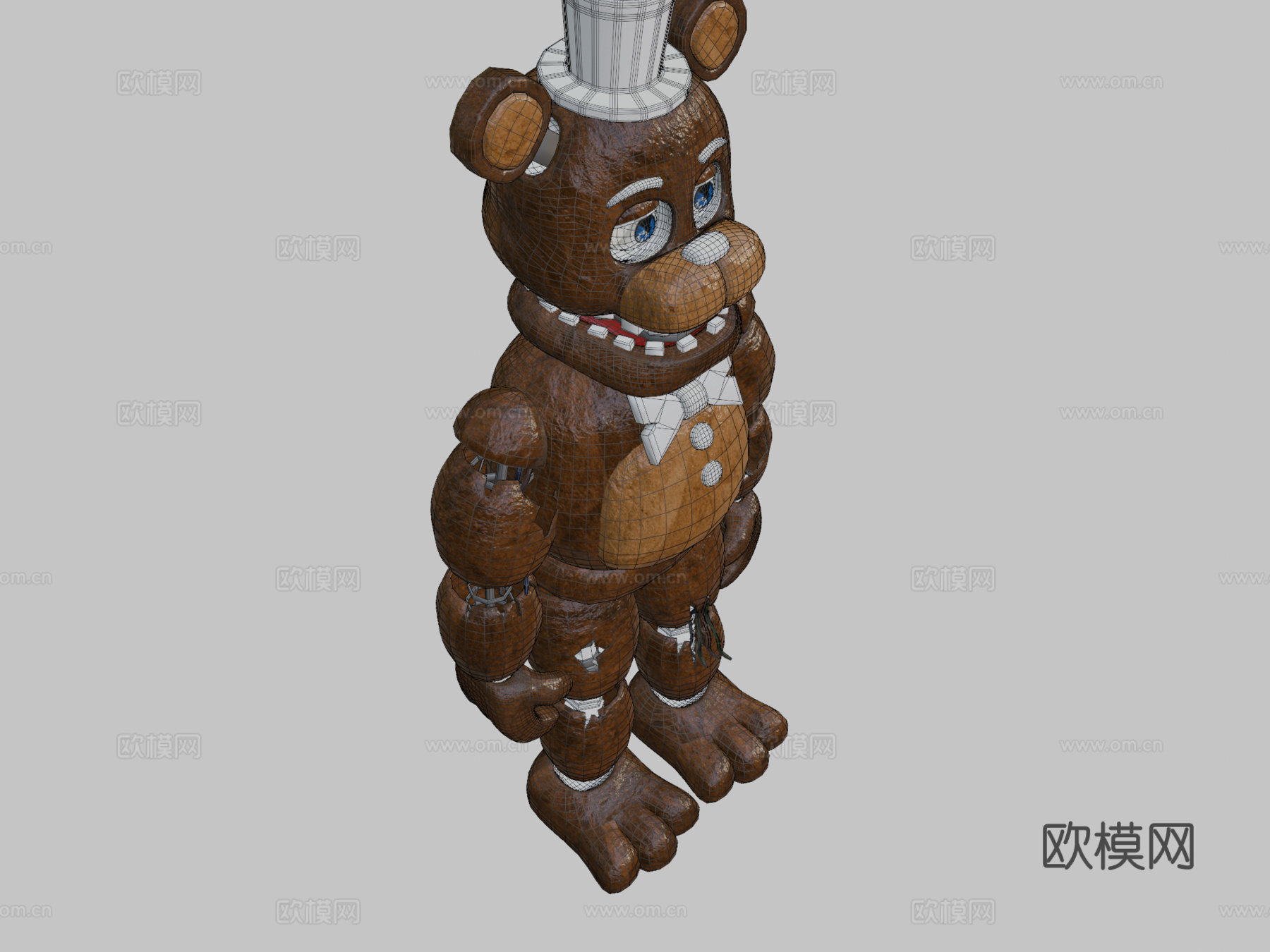 江南风格（枯萎的弗莱迪）3d模型