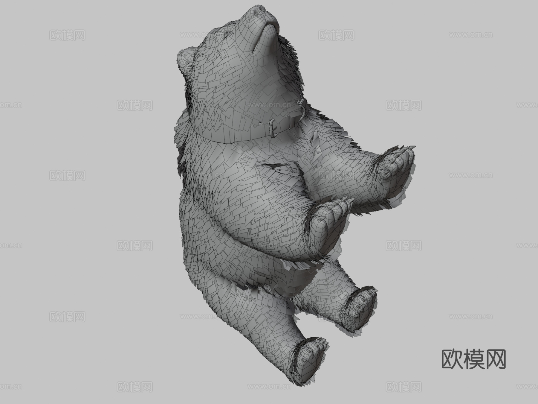 灰熊3d模型