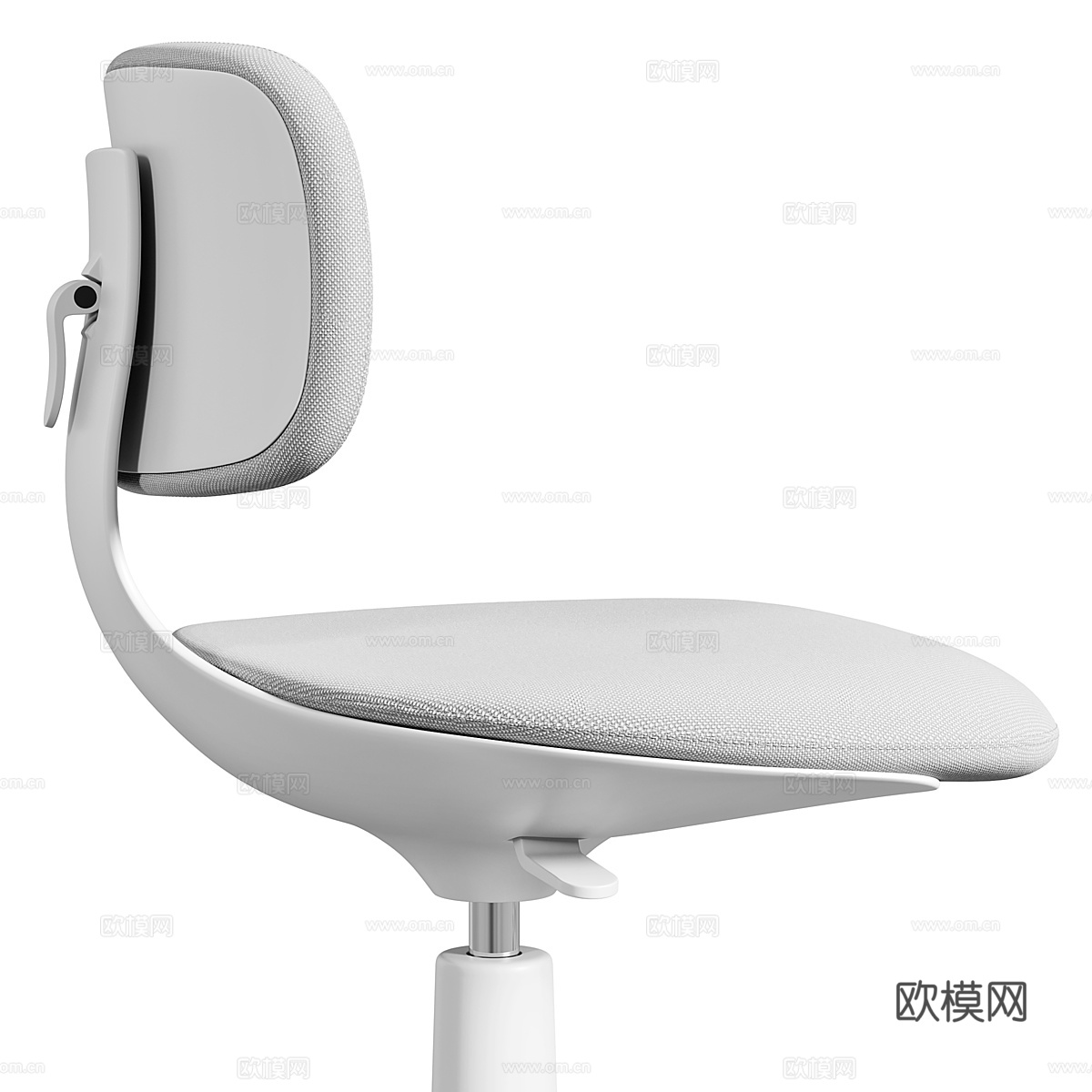 现代意式电脑椅 书椅 转椅 办公椅3d模型
