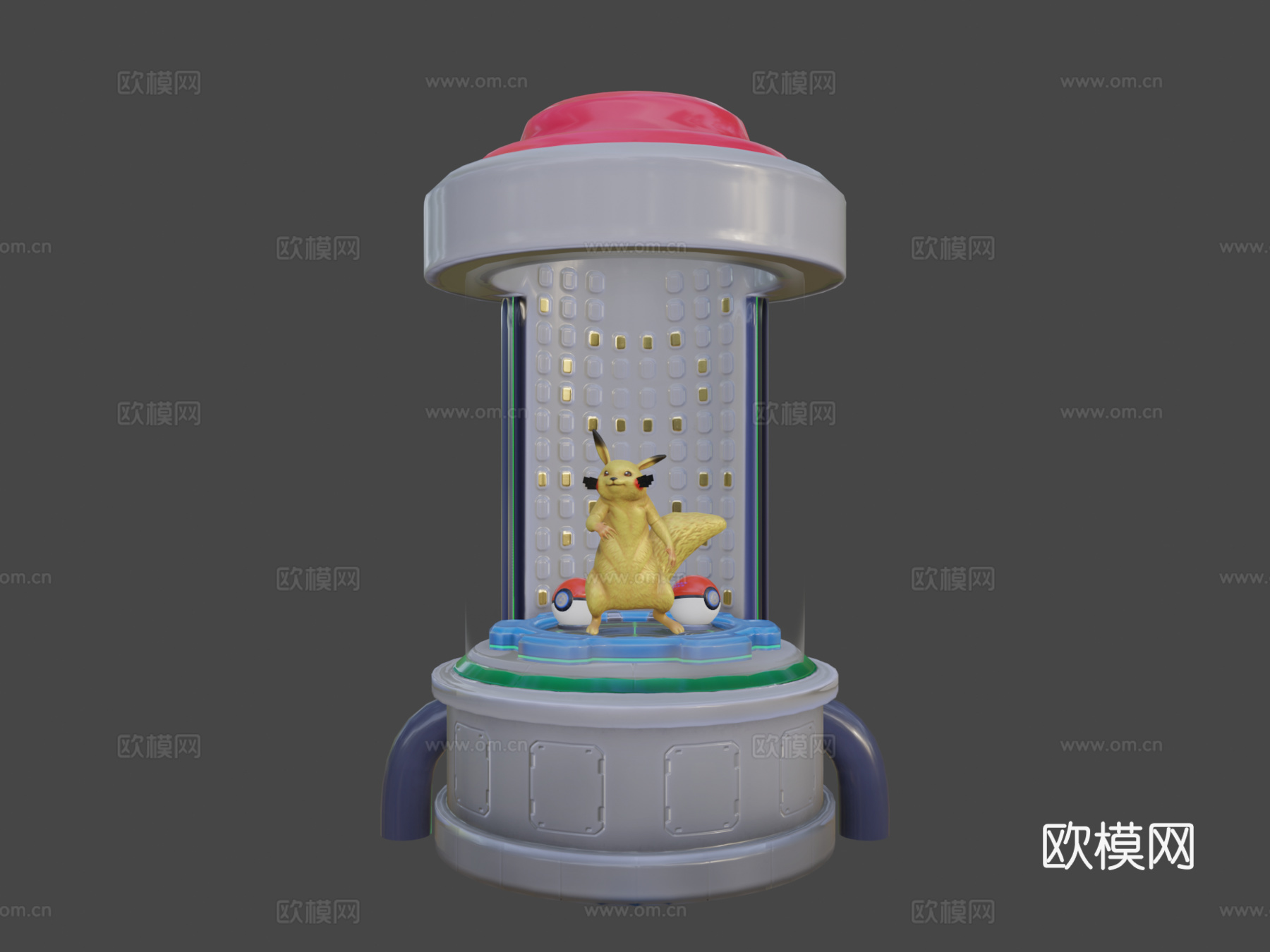 皮卡丘3d模型