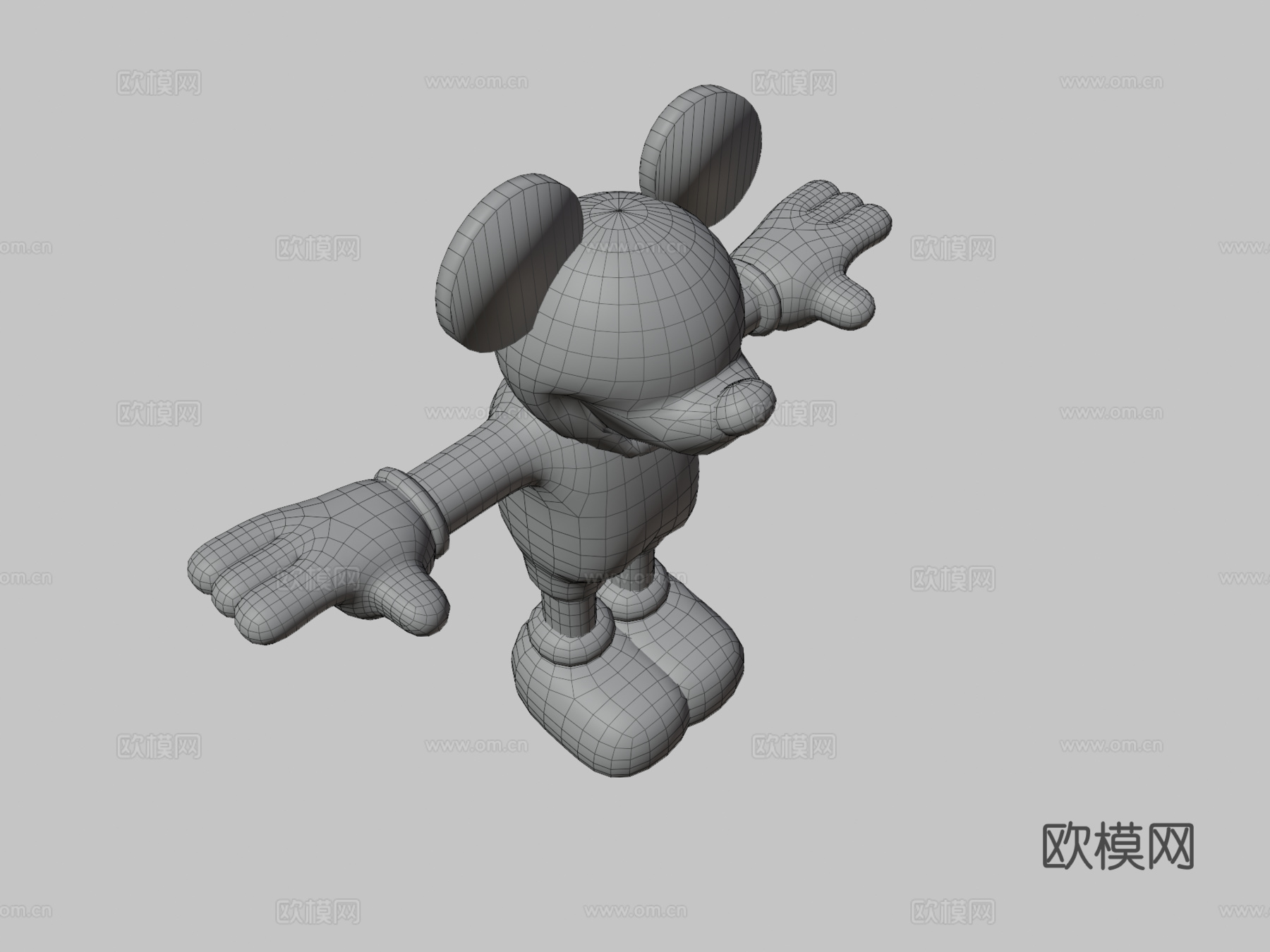 米老鼠复古3d模型