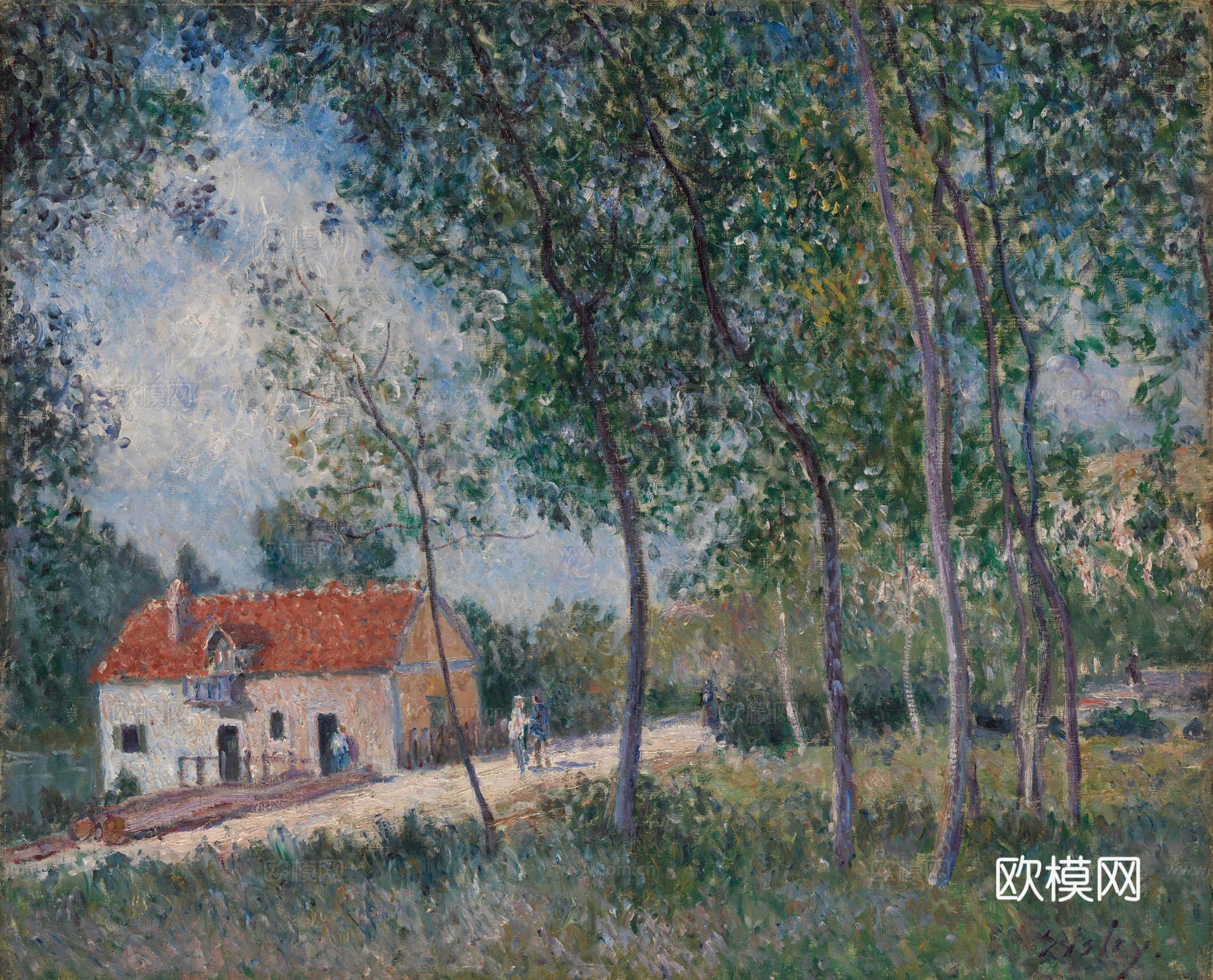 欧式风景油画