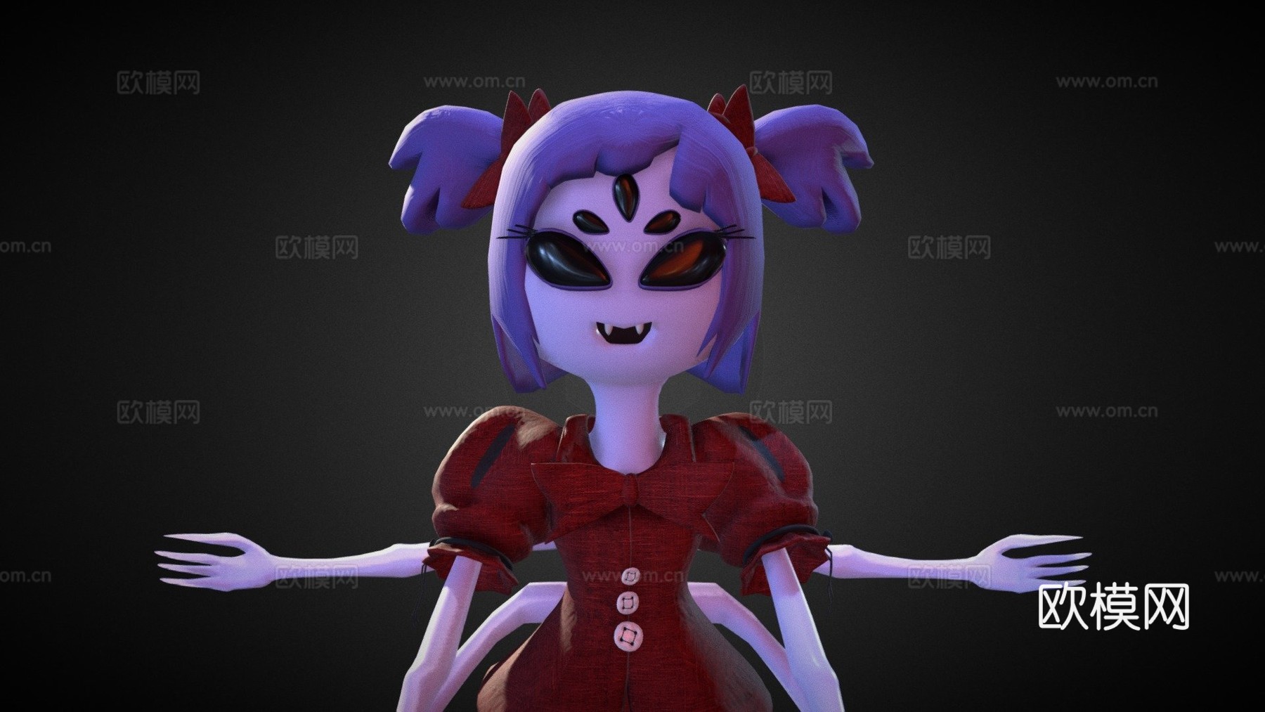 小玛菲特小姐（SFM）3d模型