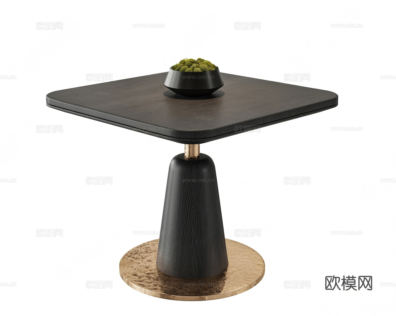 新中式餐桌su模型