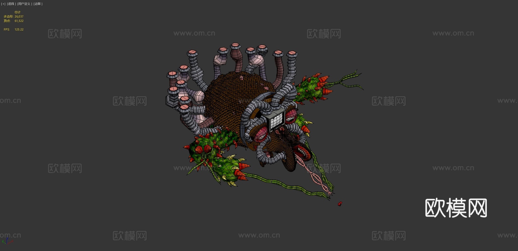 欧米茄弗洛维3d模型