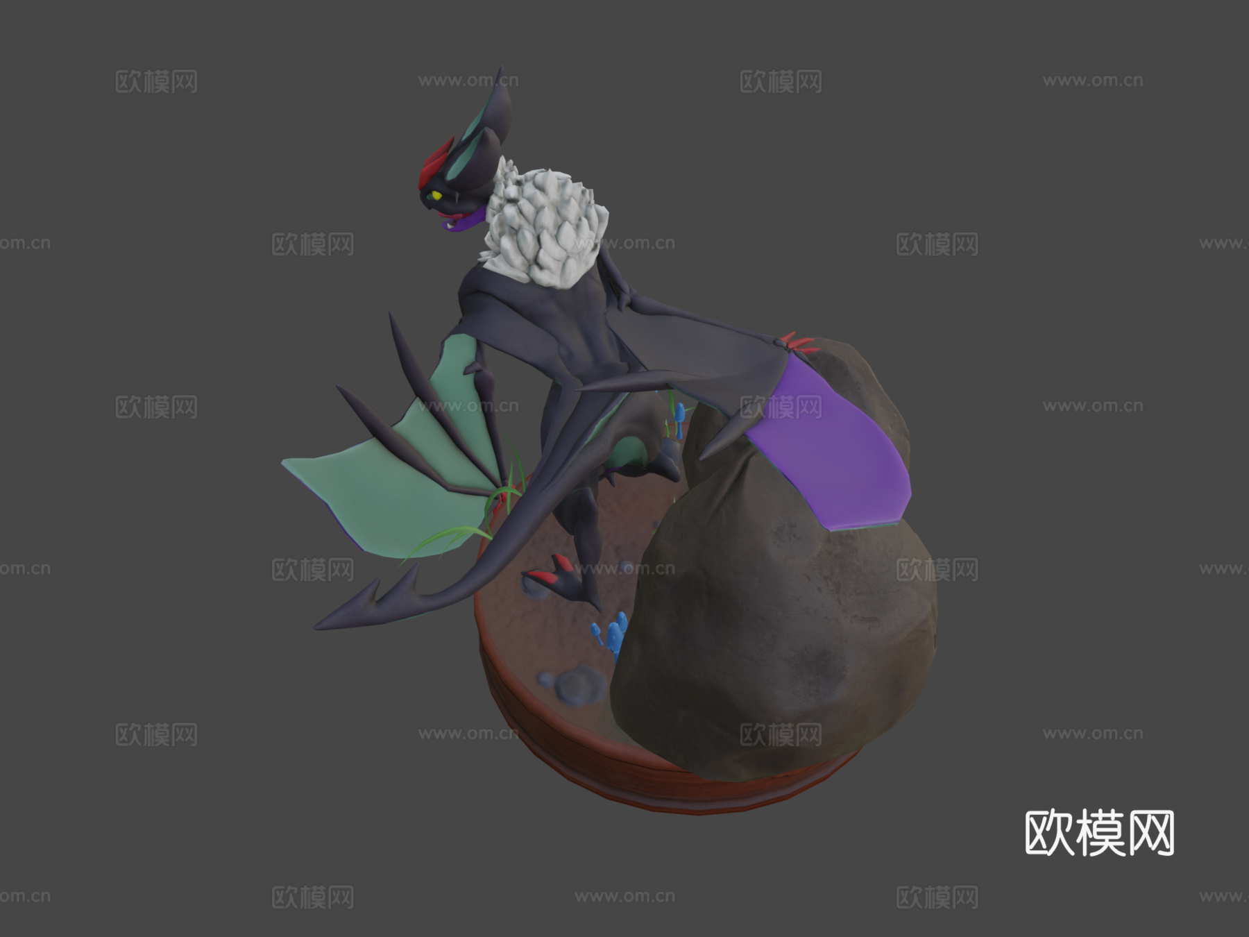 宝可梦#715-音波龙3d模型