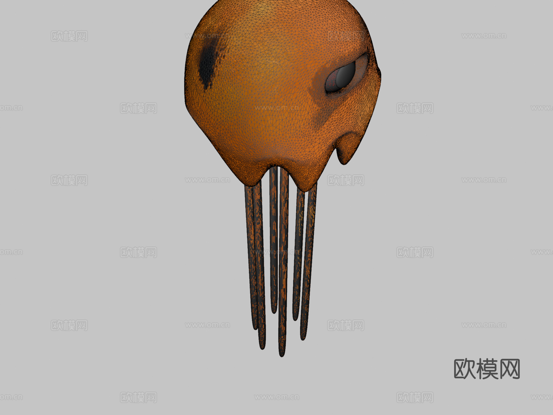 装配刺针弗林3d模型