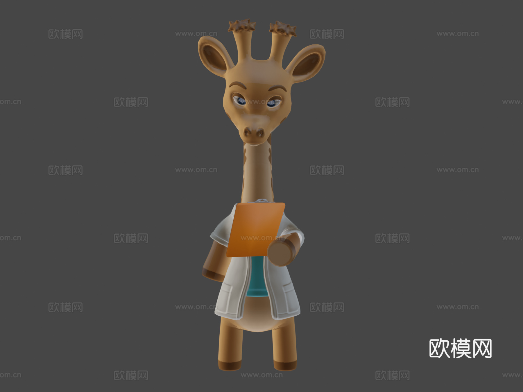 长叶博士3d模型