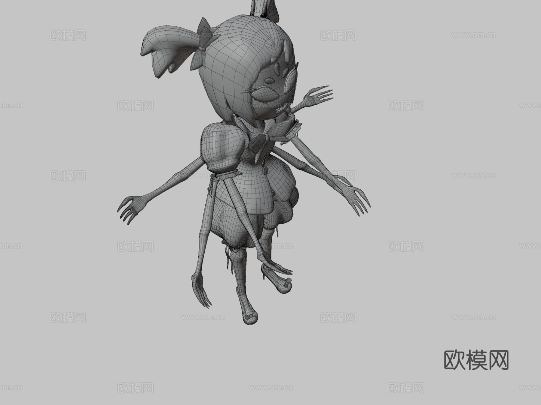 小玛菲特小姐（SFM）3d模型
