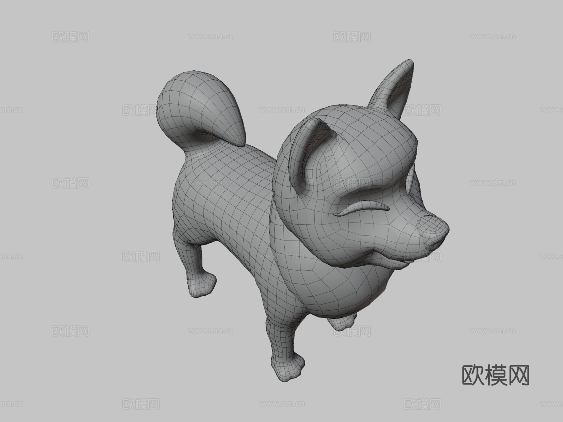 柴犬3d模型
