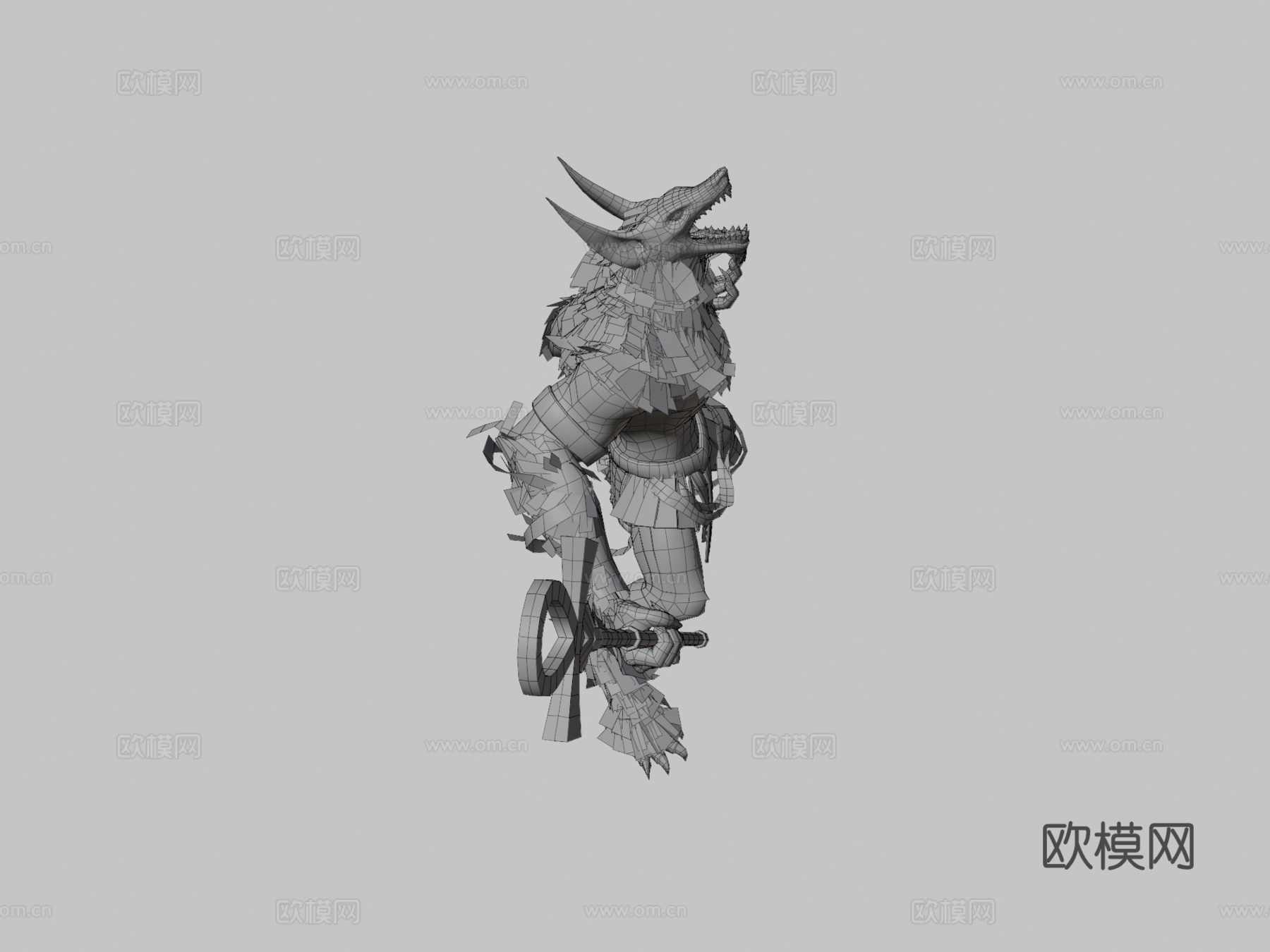 罗马诸神-阿努比斯3d模型