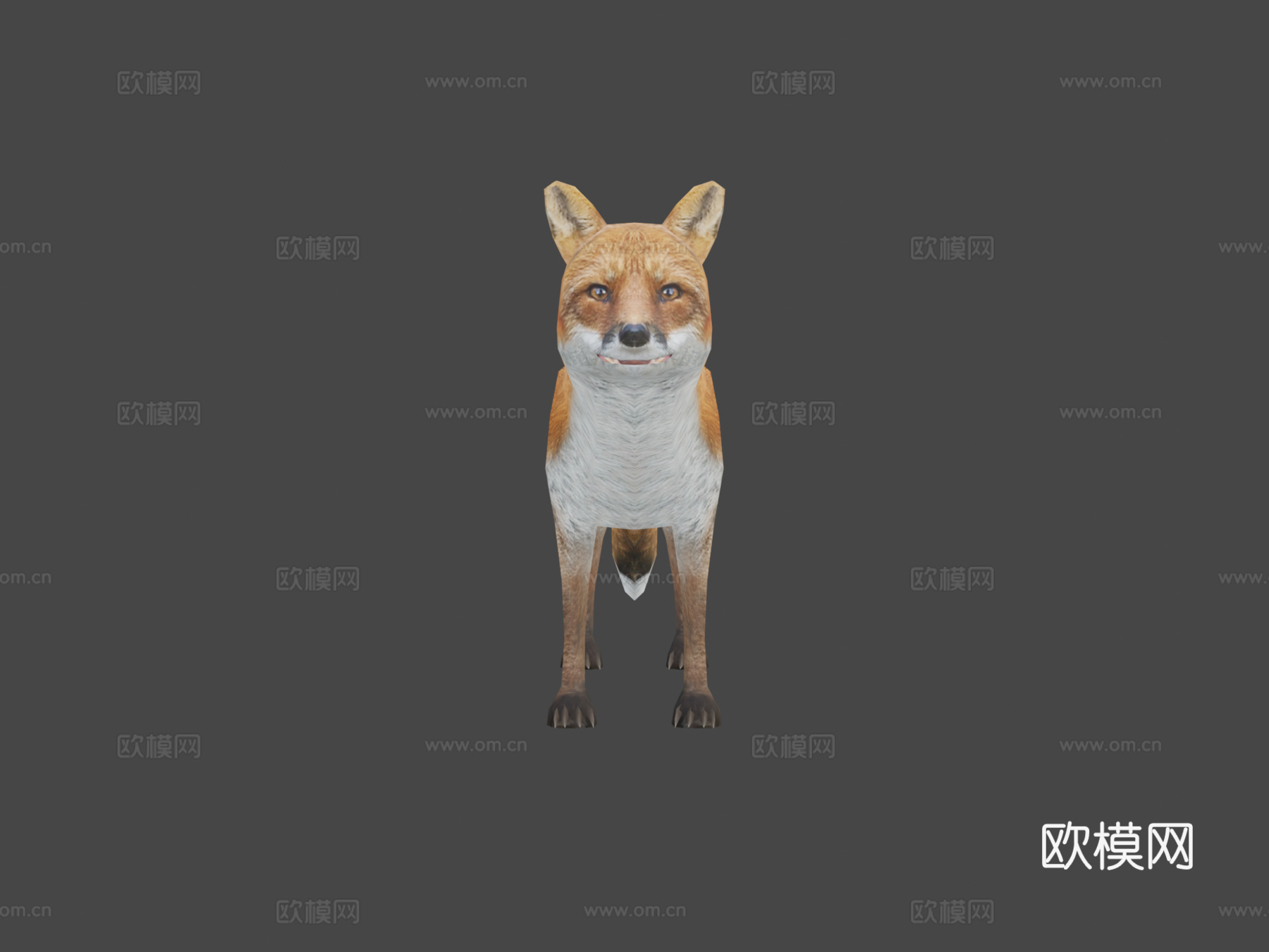DRT-野生动物-狐狸3d模型