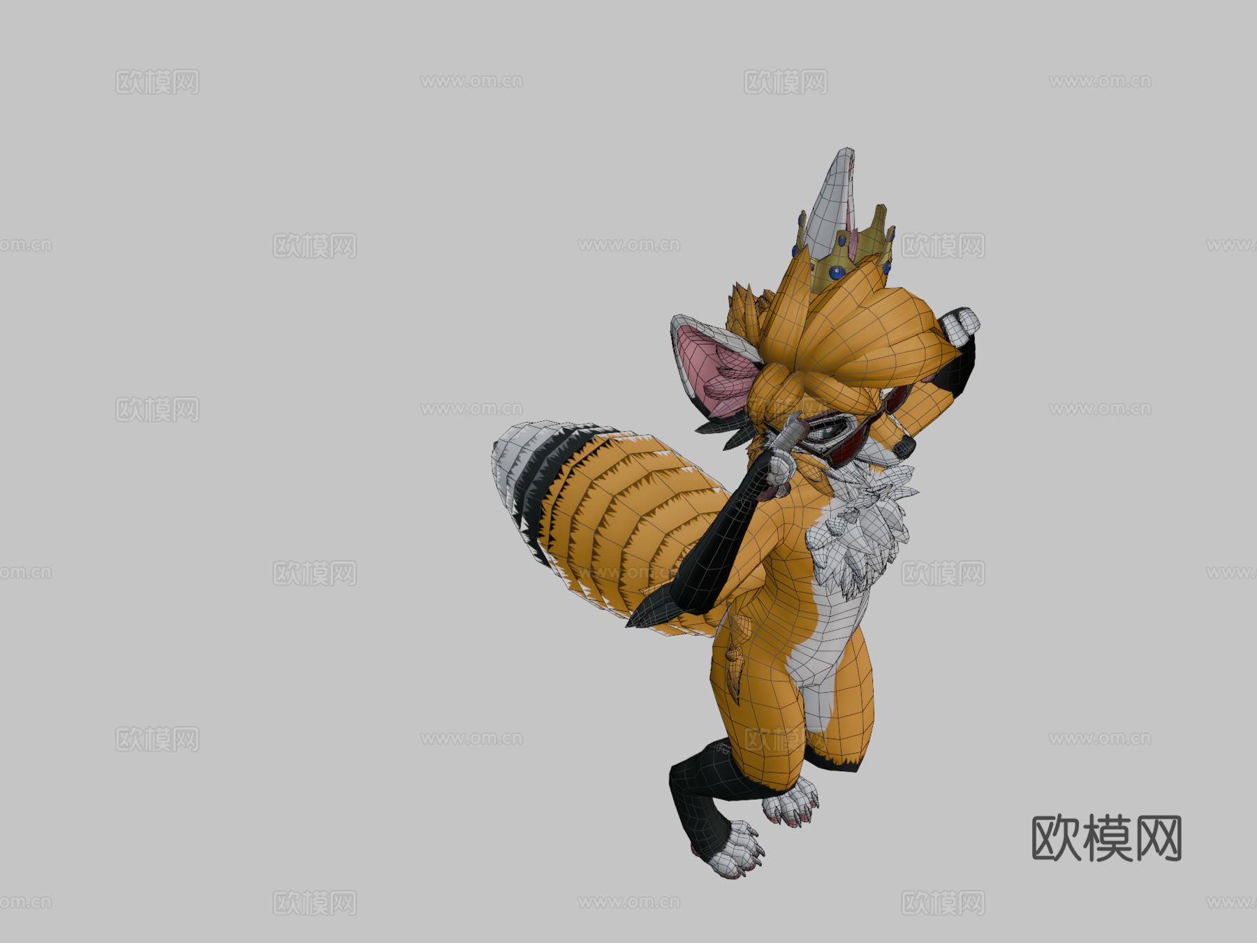 俳句狐狸VRChat虚拟形象3d模型