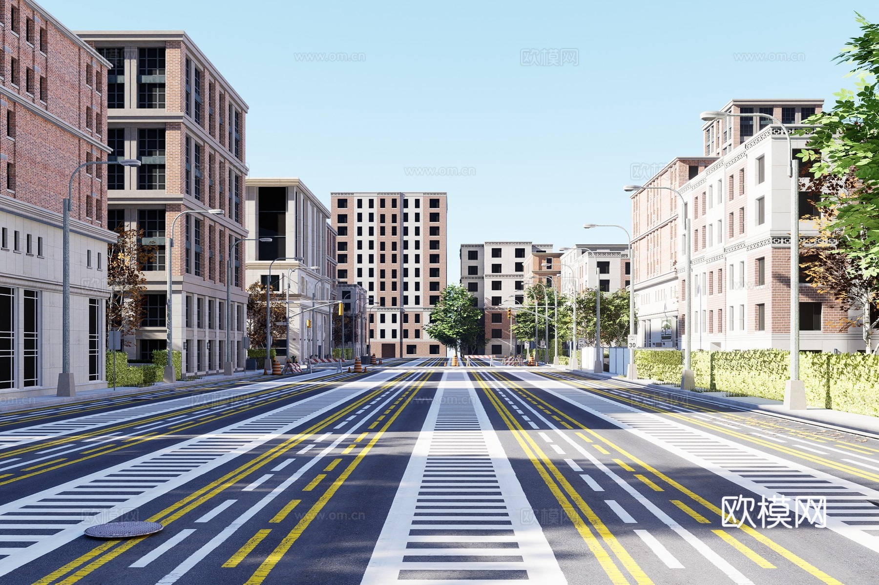 城市建筑3d模型