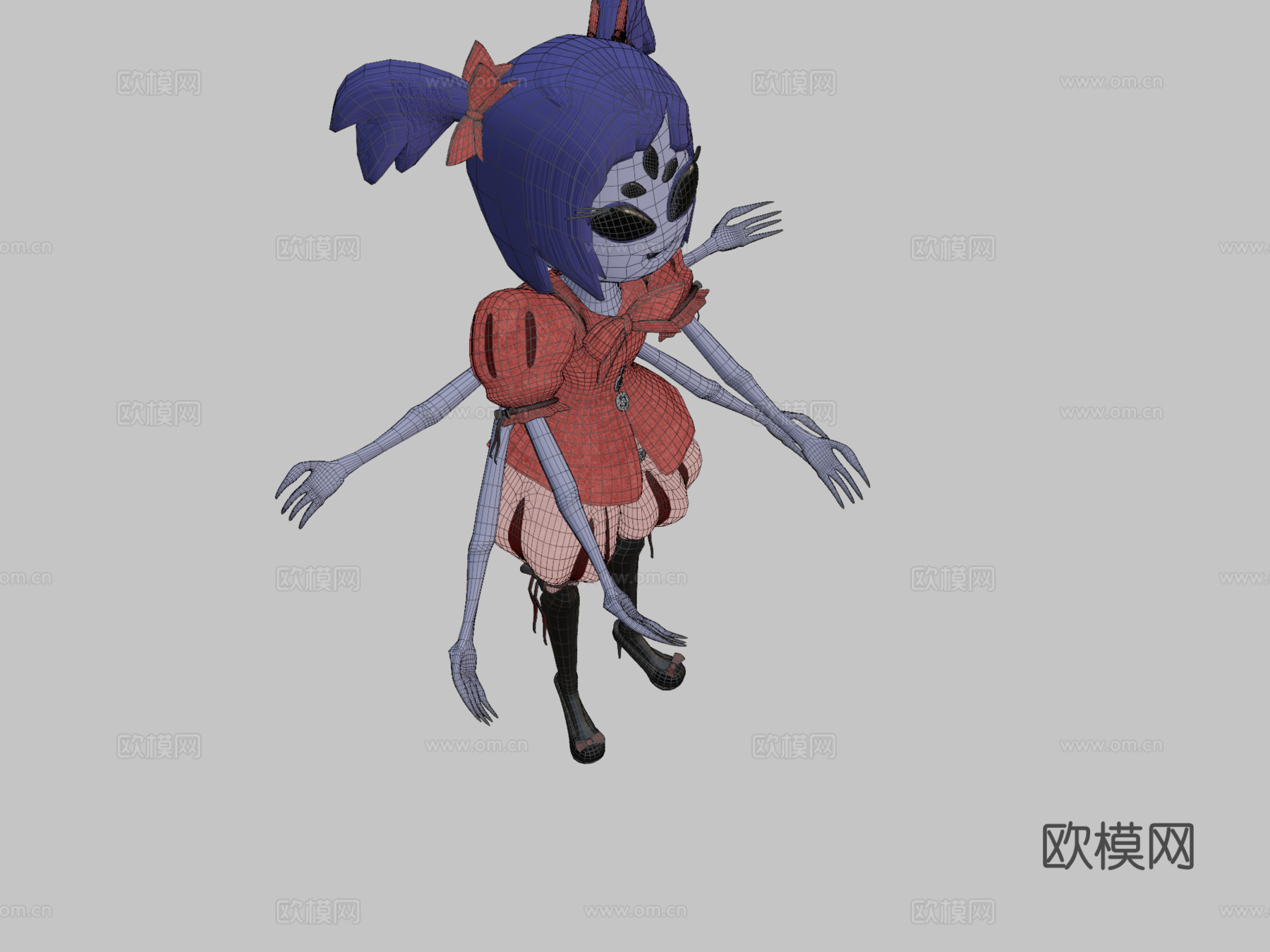 小玛菲特小姐（SFM）3d模型