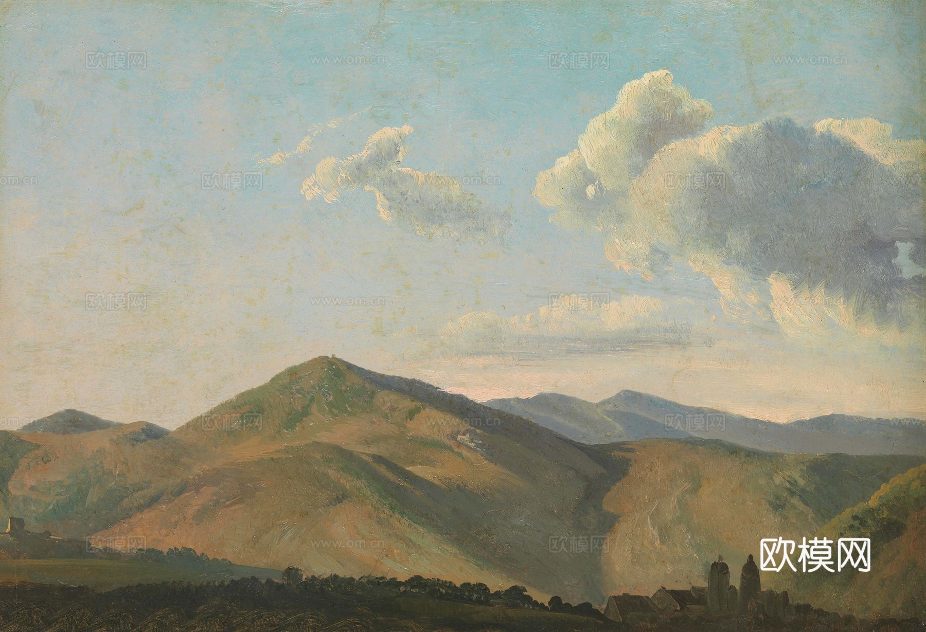 欧式风景油画