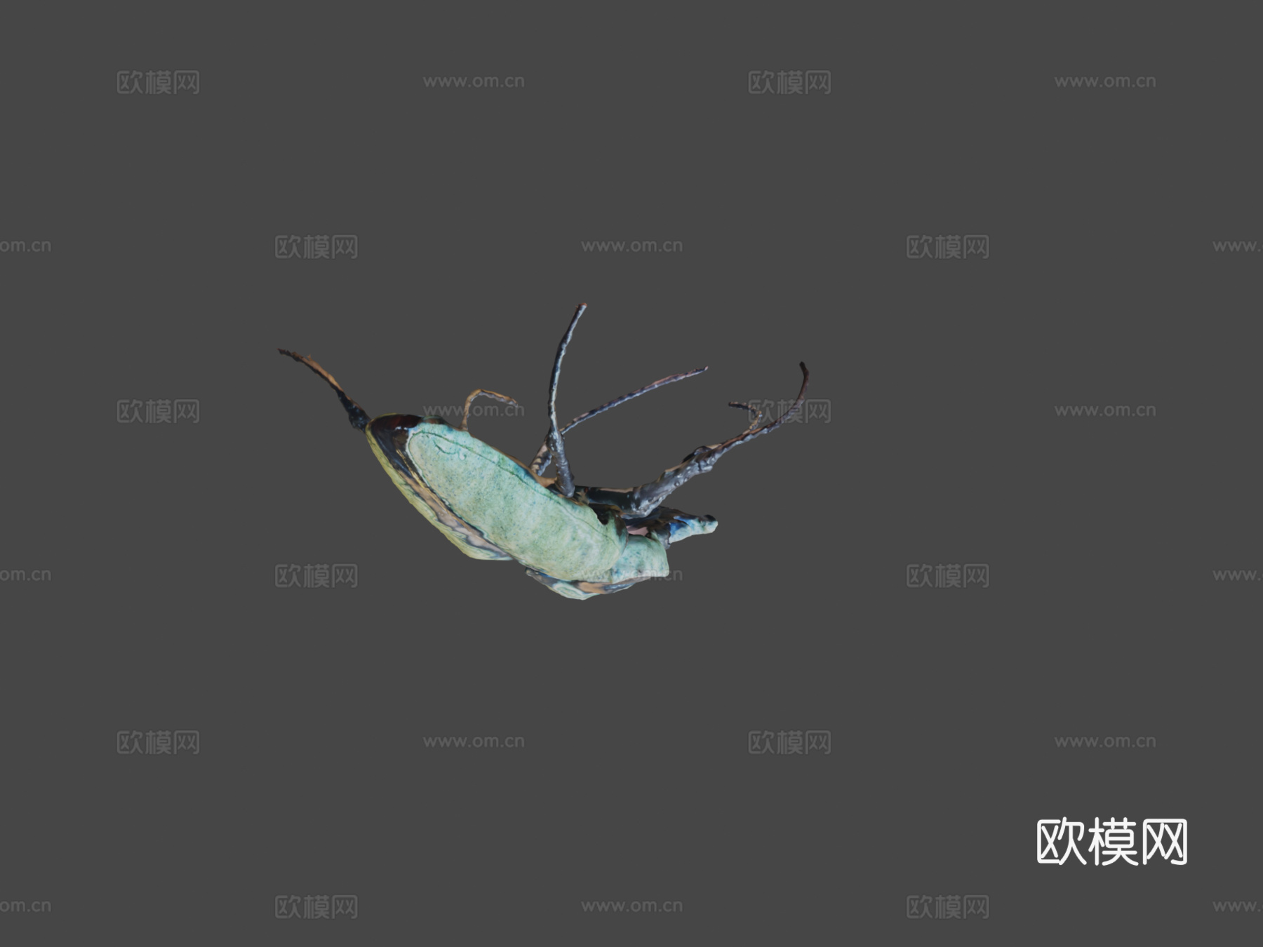 第185天-圣甲虫雕塑-每日一扫描3d模型