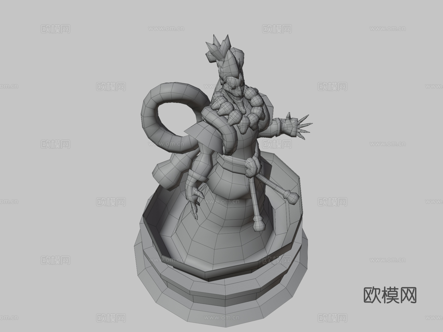 冥王阿库玛3d模型