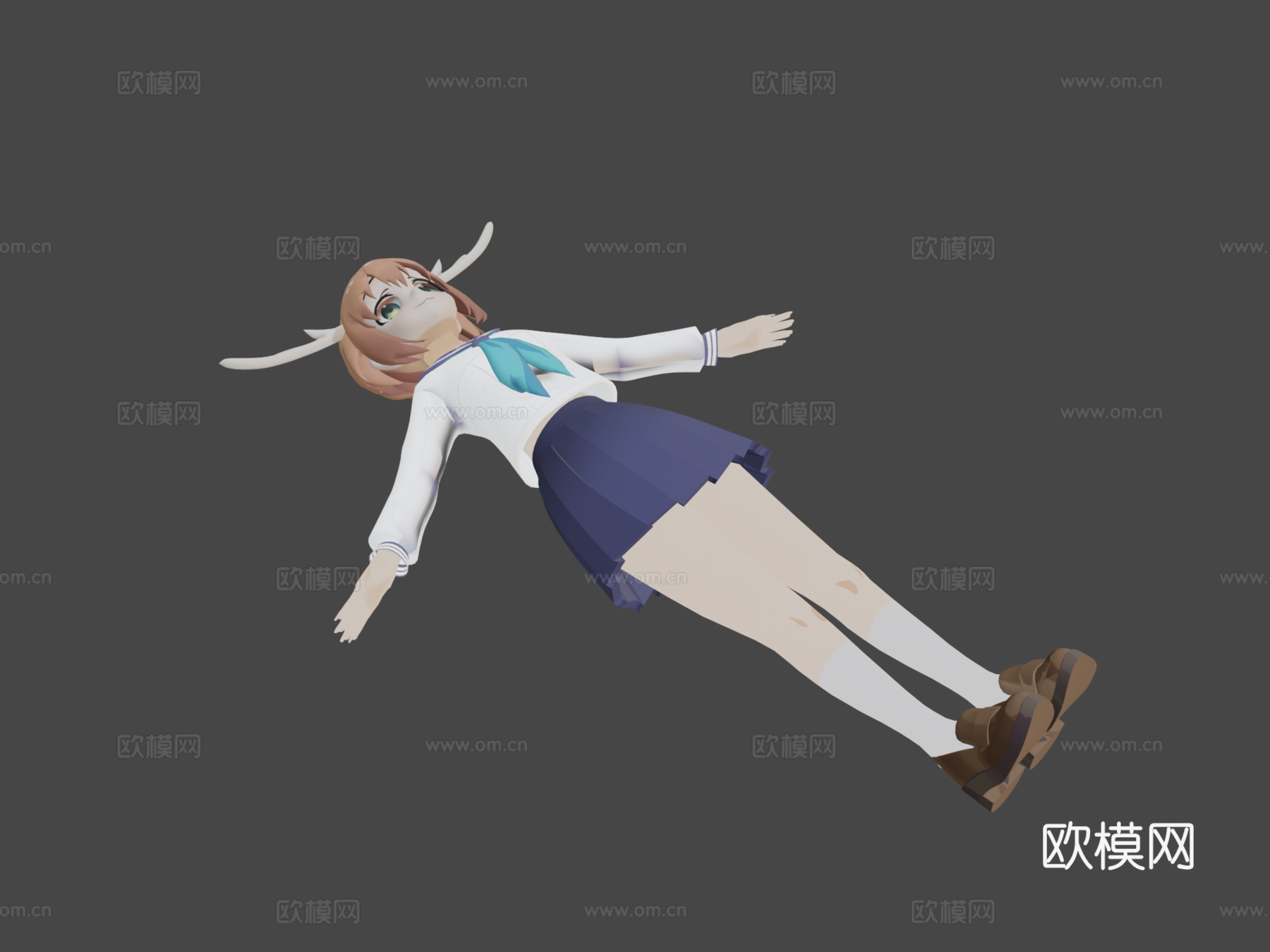 鹿之子子小团团-诺可坦3d模型
