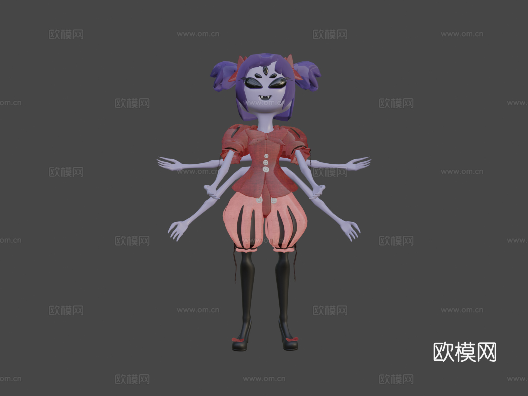 小玛菲特小姐（SFM）3d模型