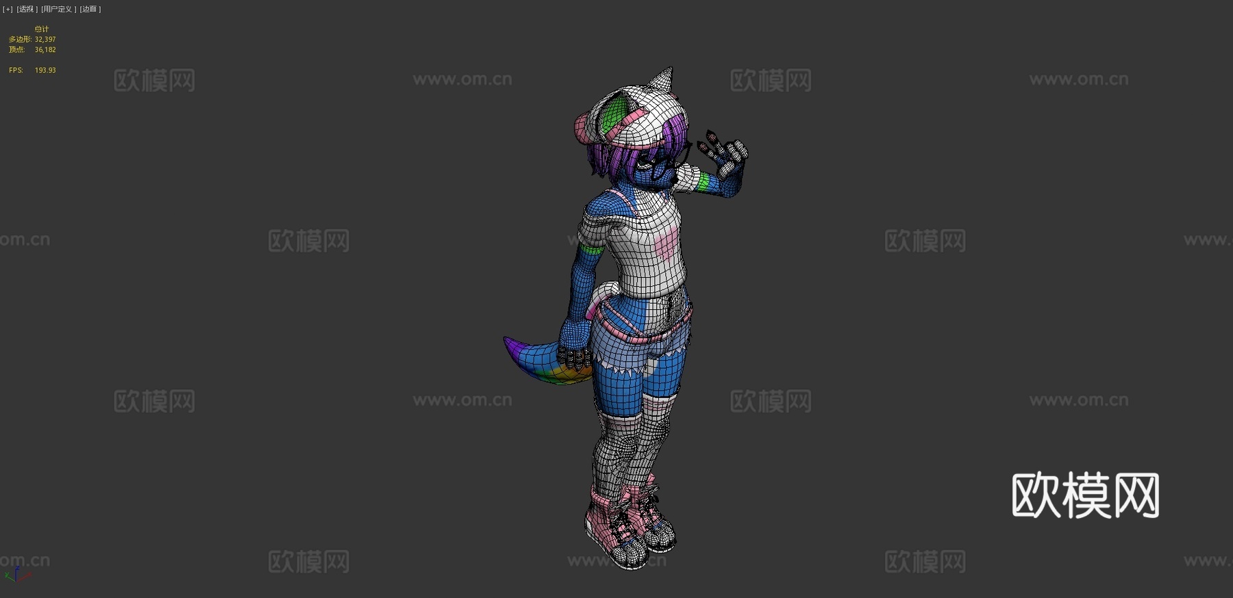 伊卡洛斯VRCha3d模型
