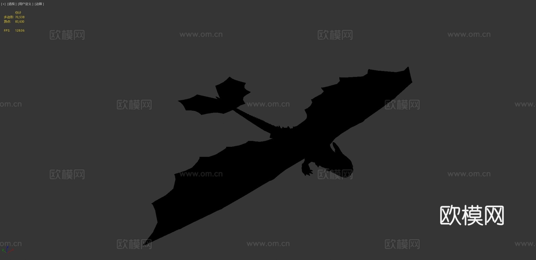 无牙全装配3d模型