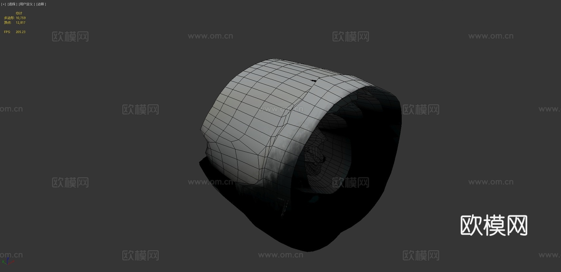 秘鲁巨鲸3d模型