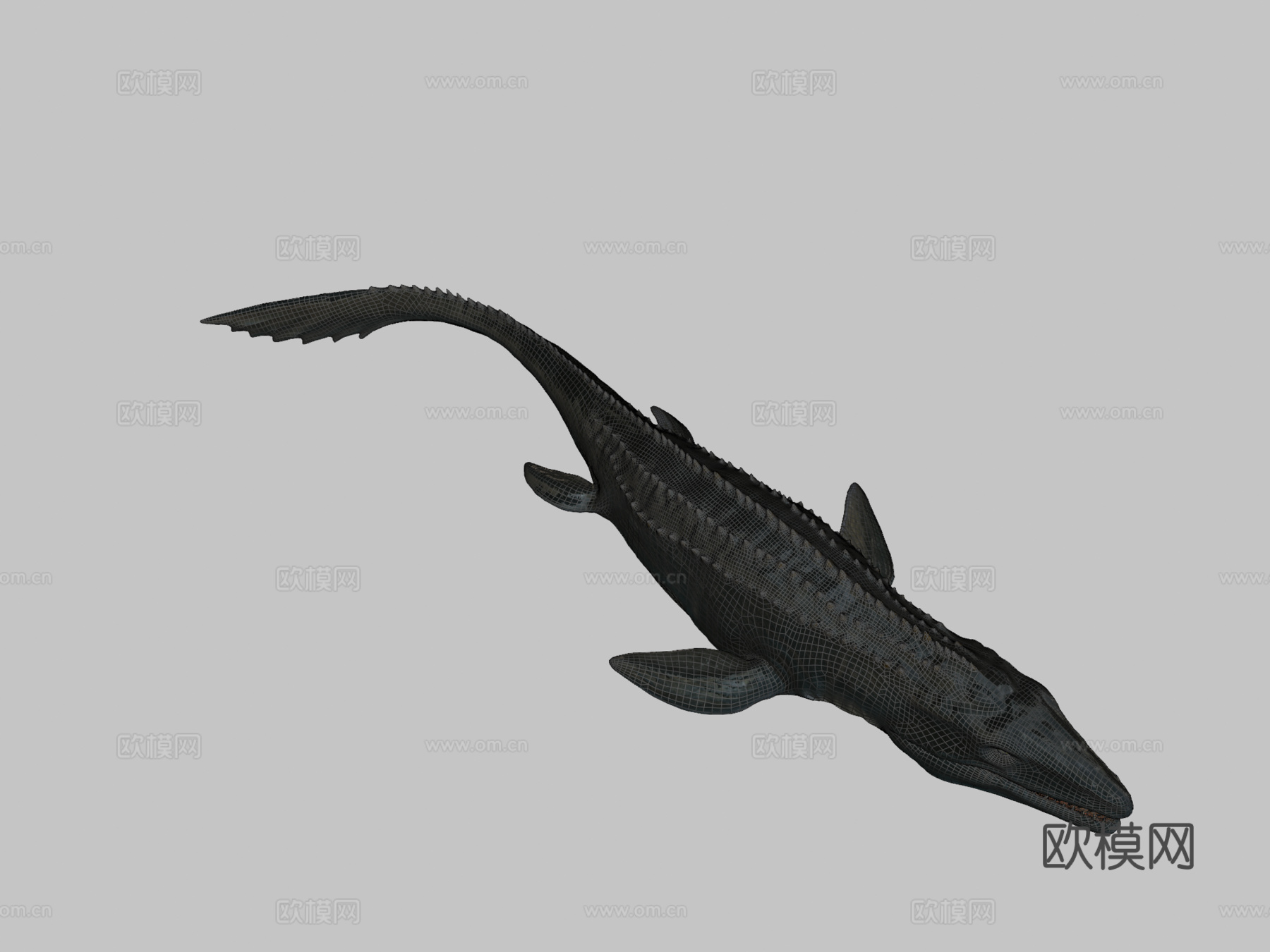 沧龙3d模型