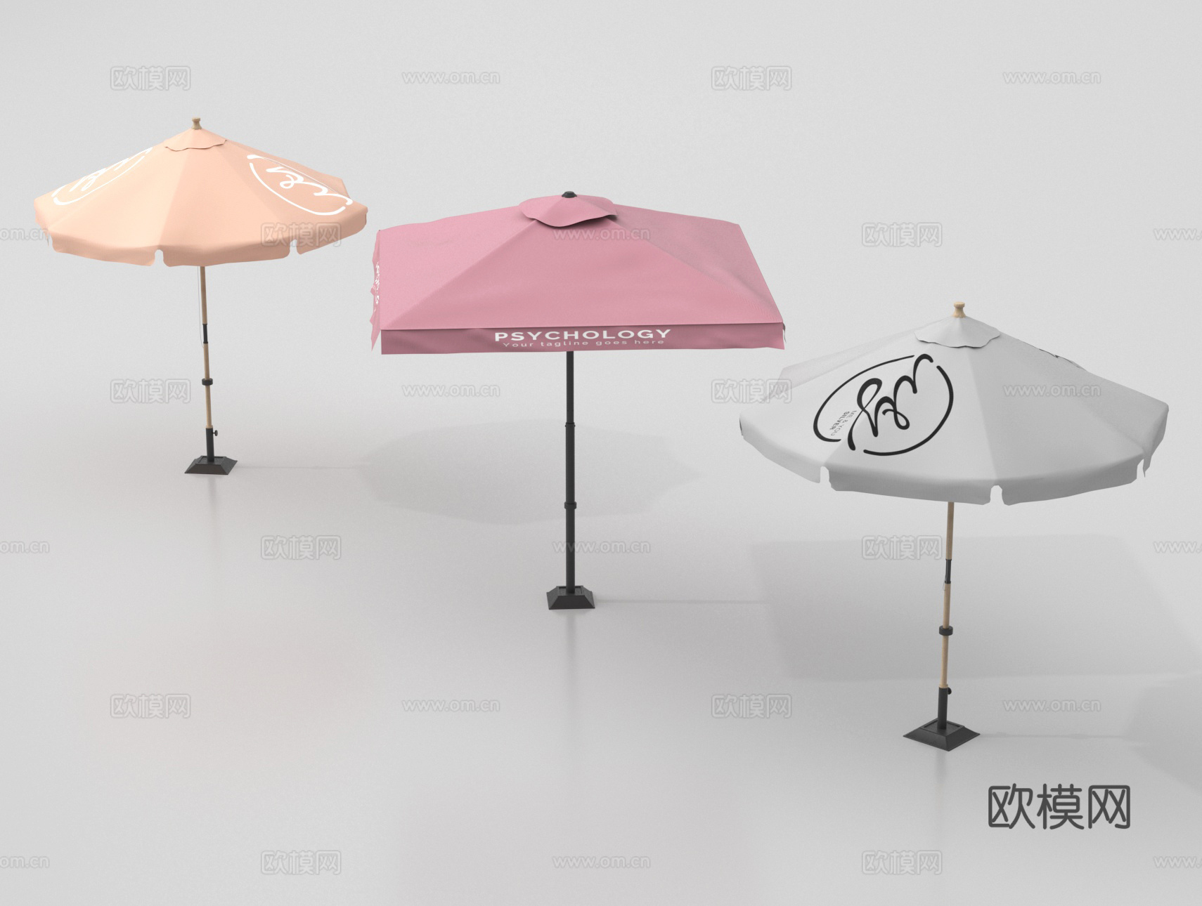 遮阳伞 遮雨伞3d模型